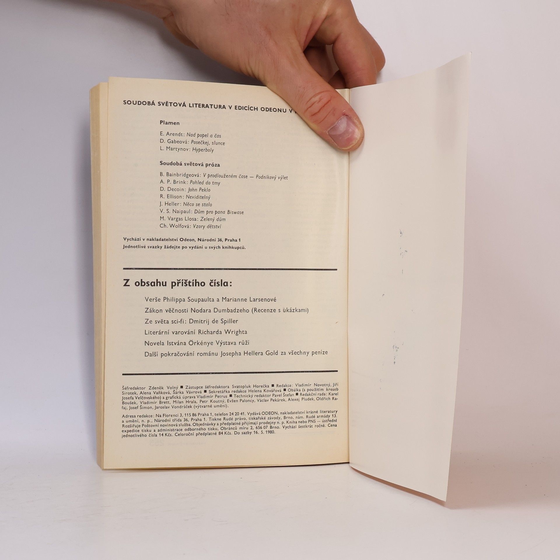 Autores varios Světová literatura 5/80