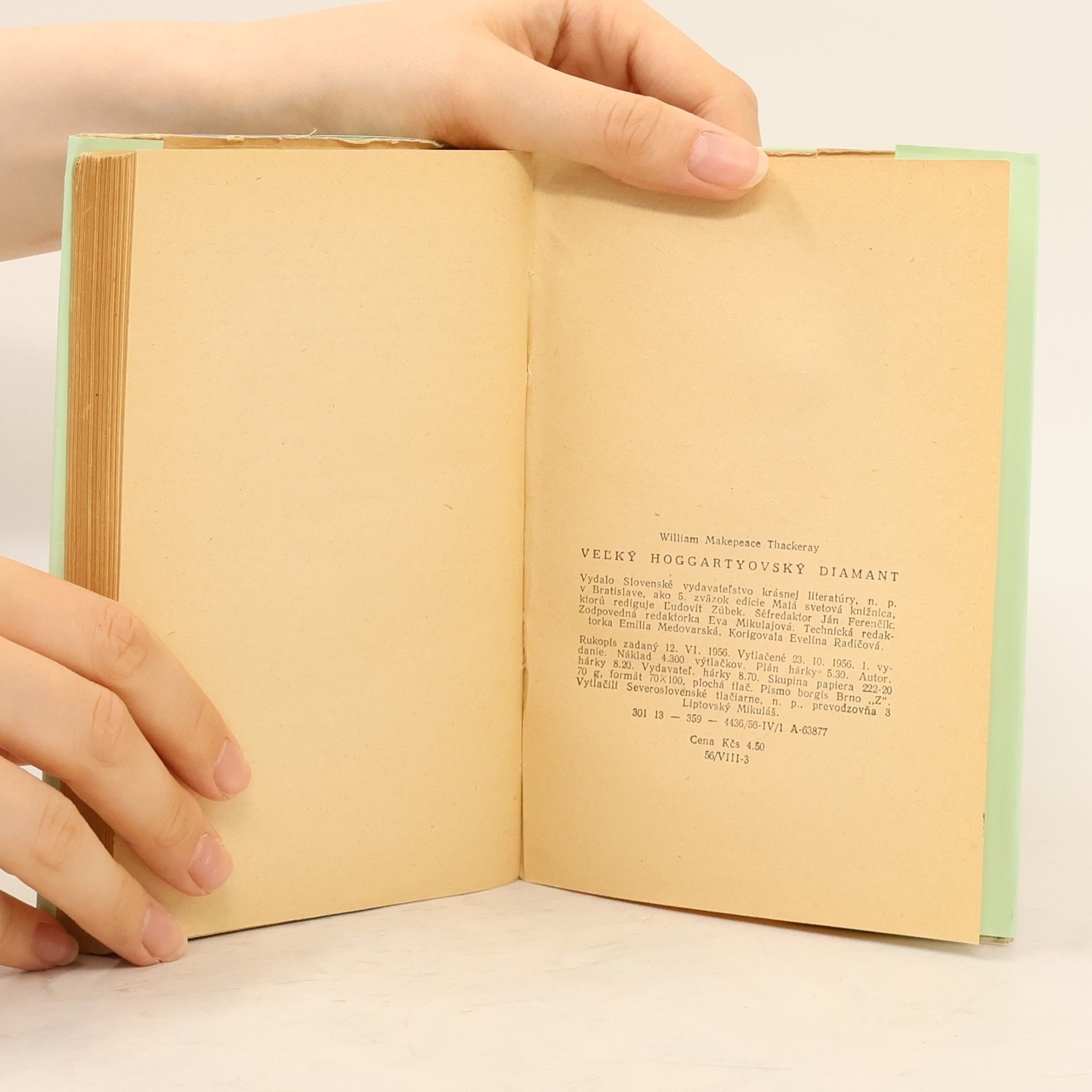 William Makepeace Thackeray Veľký hoggartyovský diamant