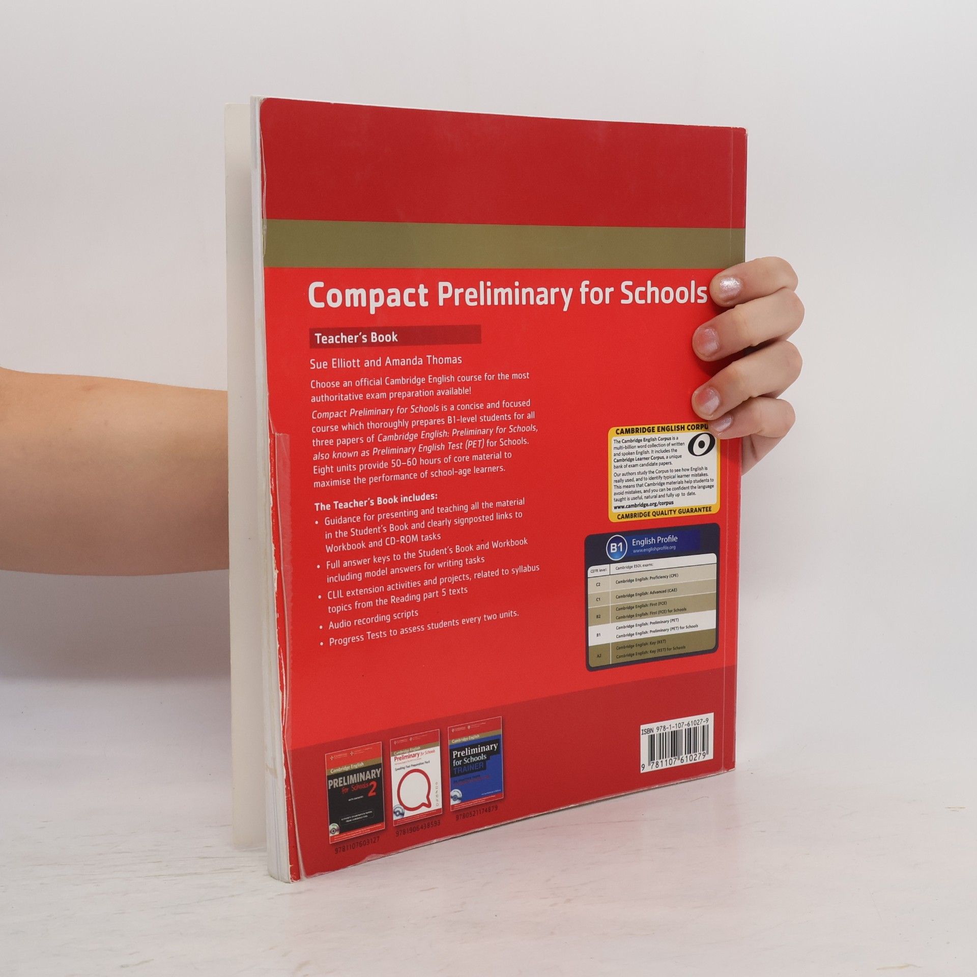 Sue Elliott Compact Preliminary for Schools Teachers Book - B1 English Profile