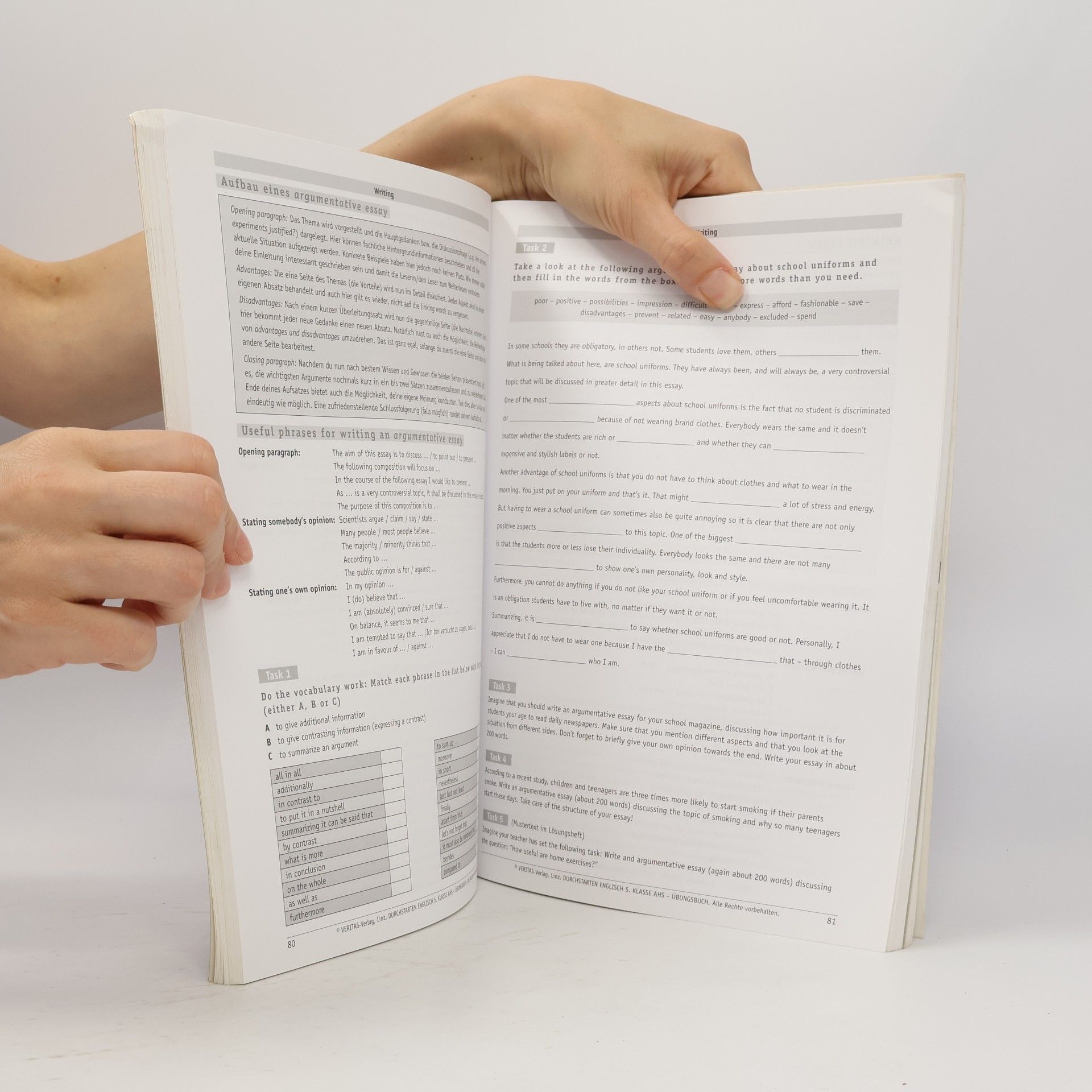 Sonja Häusler Durchstarten Gymnasium, Englisch Übungsbuch 5. Klasse (9. Schulstufe AHS), m. Audio-CD