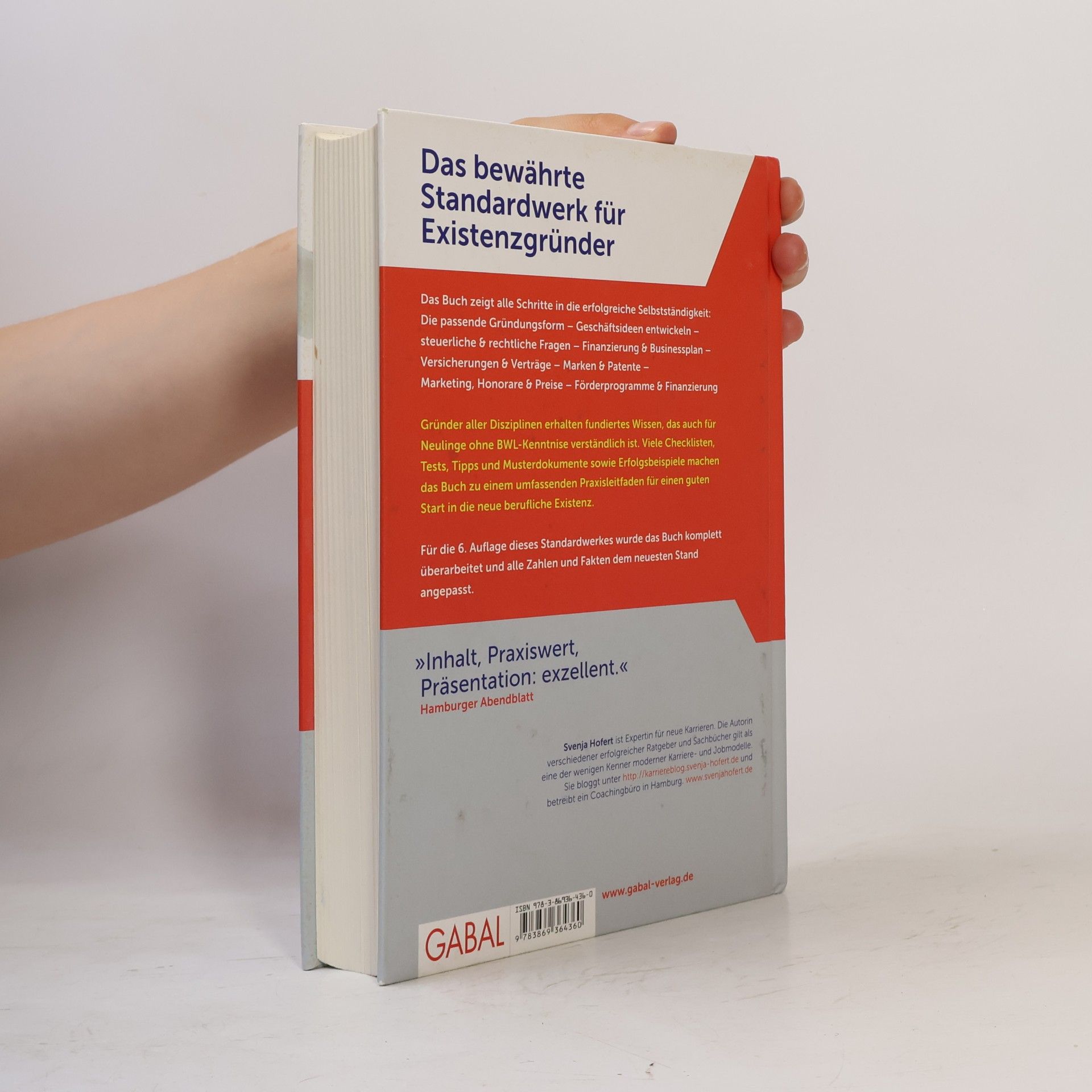 Svenja Hofert Praxisbuch Existenzgründung