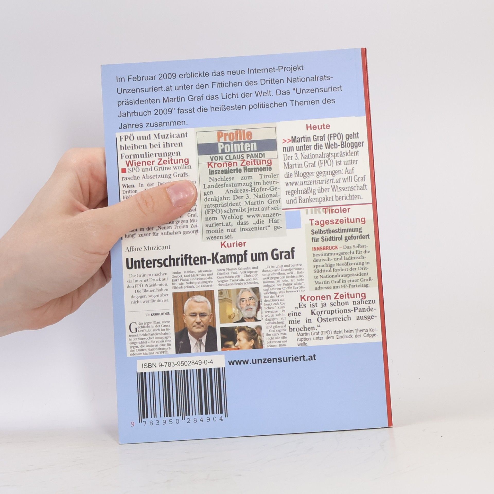 Martin Graf Unzensuriert Jahrbuch 2009