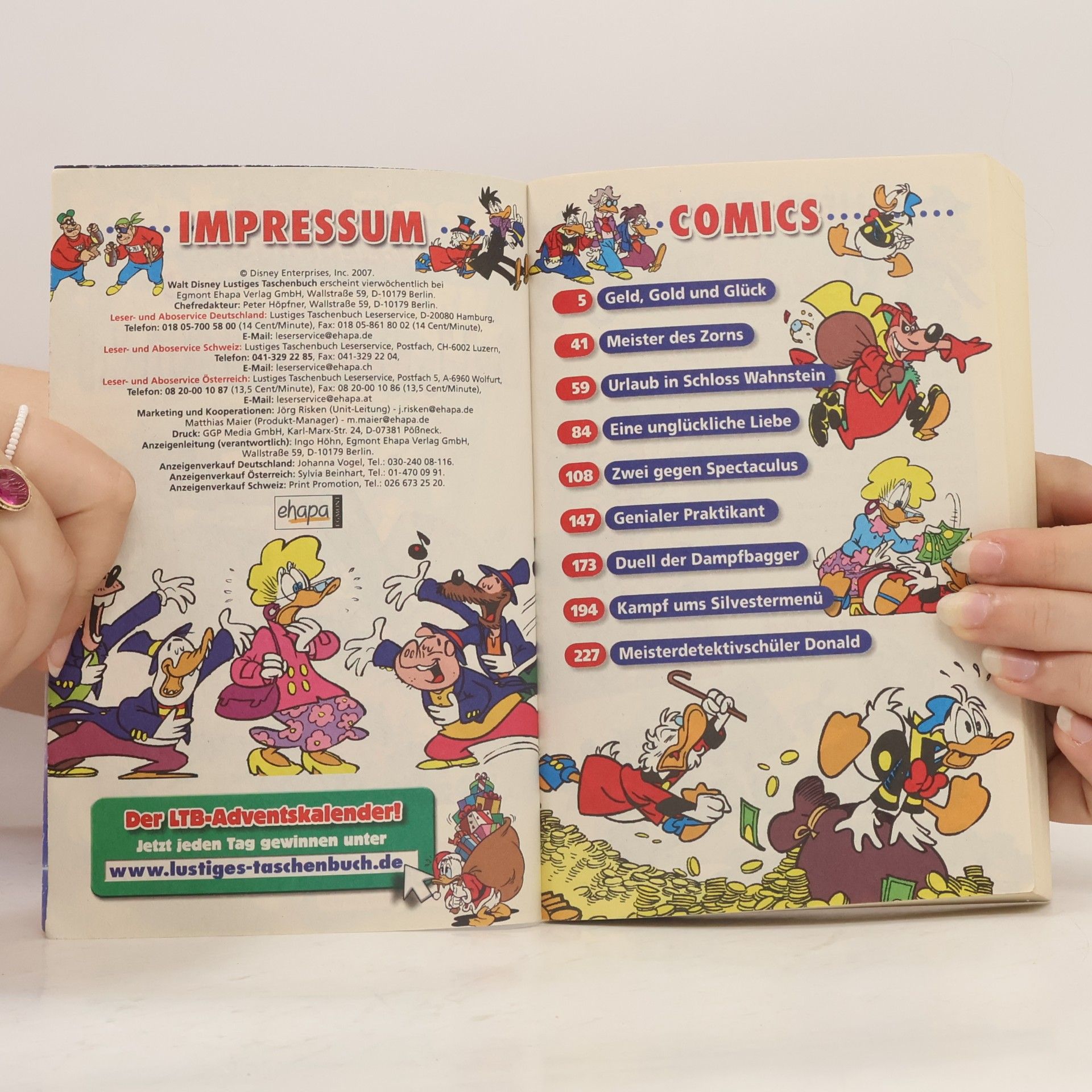 Walt Disney Lustiges Taschenbuch: Geld, Gold und Glück!