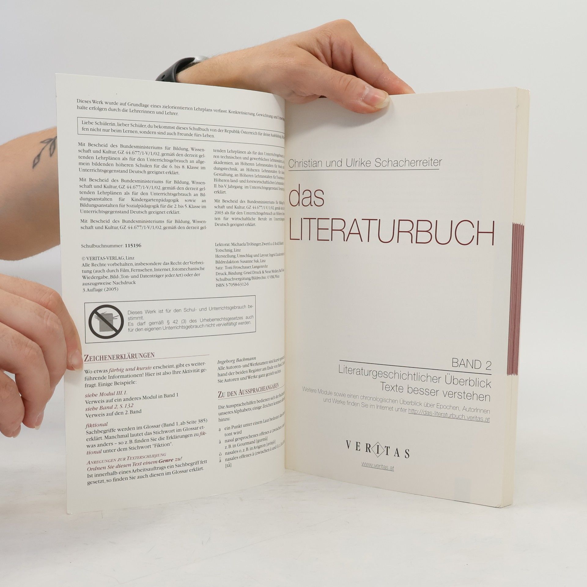 Christian Schacherreiter Das Literaturbuch 2. Literaturgeschichtlicher Überblick: Texte besser verstehen