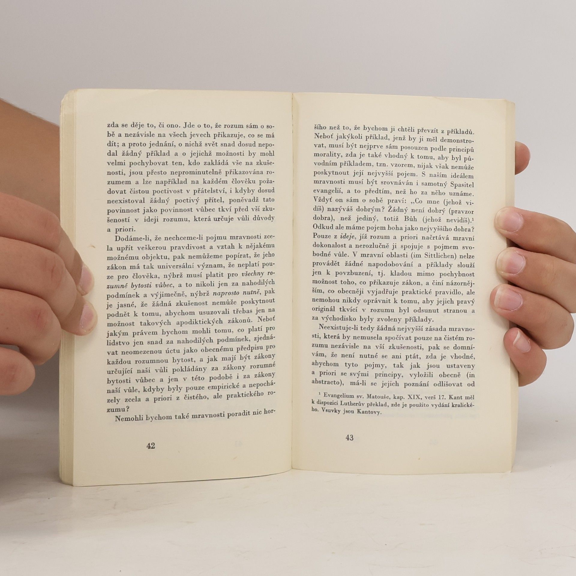 Immanuel Kant Základy metafyziky mravů