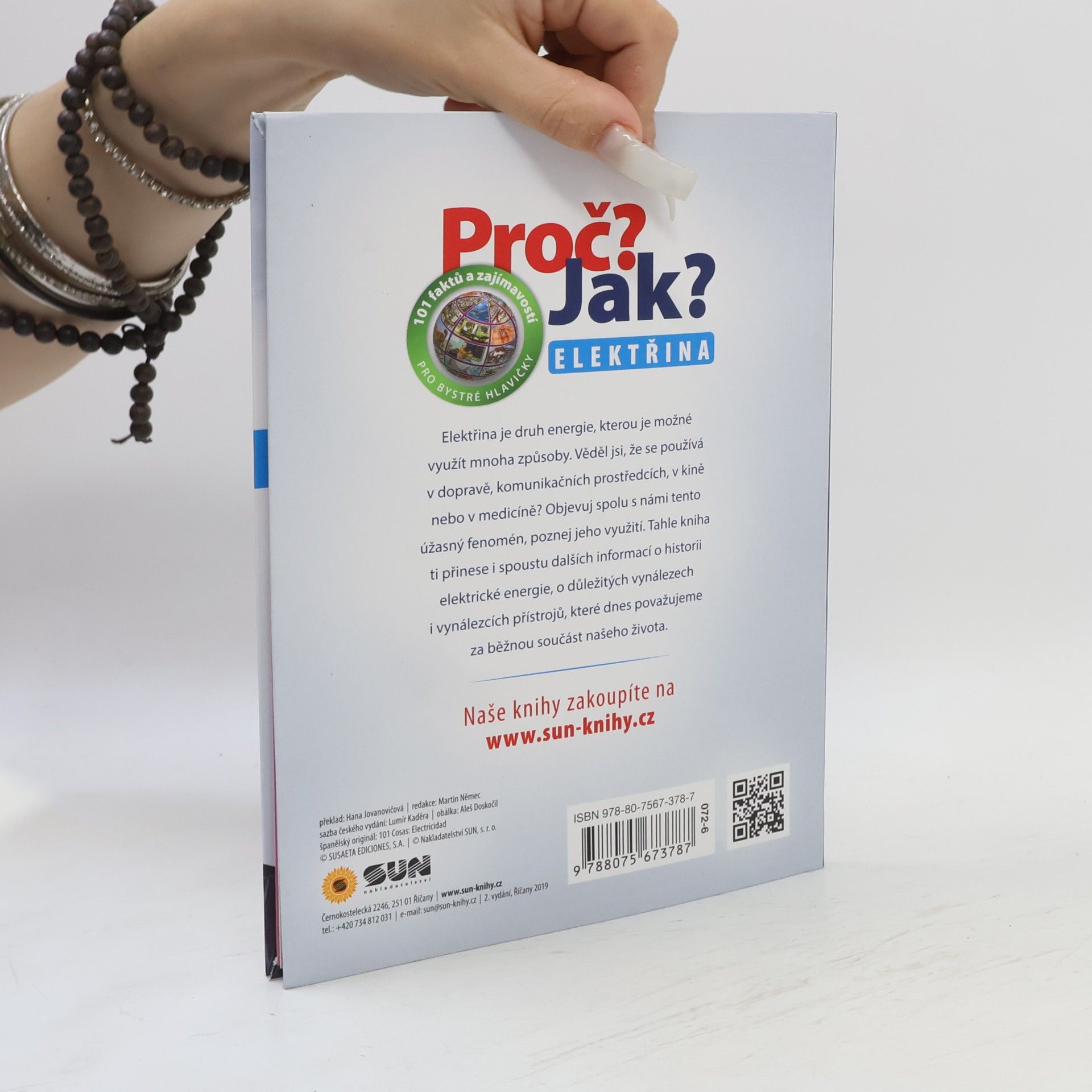 Hana Jovanovičová 101 faktů a zajímavostí pro bystré holky a kluky. Elektřina