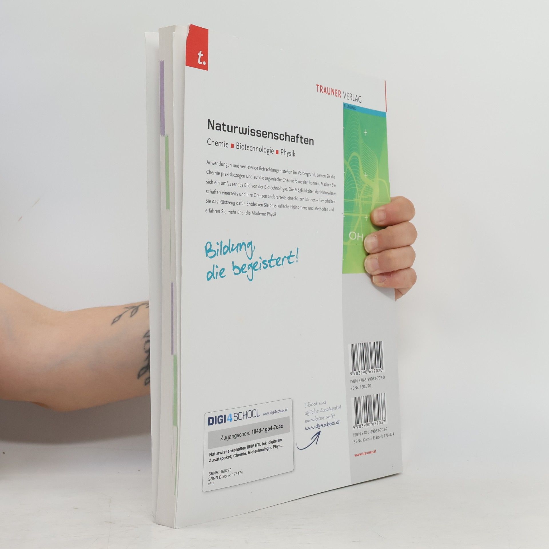 Heiner Zechmann Naturwissenschaften III/IV HTL Chemie, Biotechnologie, Physik + digitales Zusatzpaket