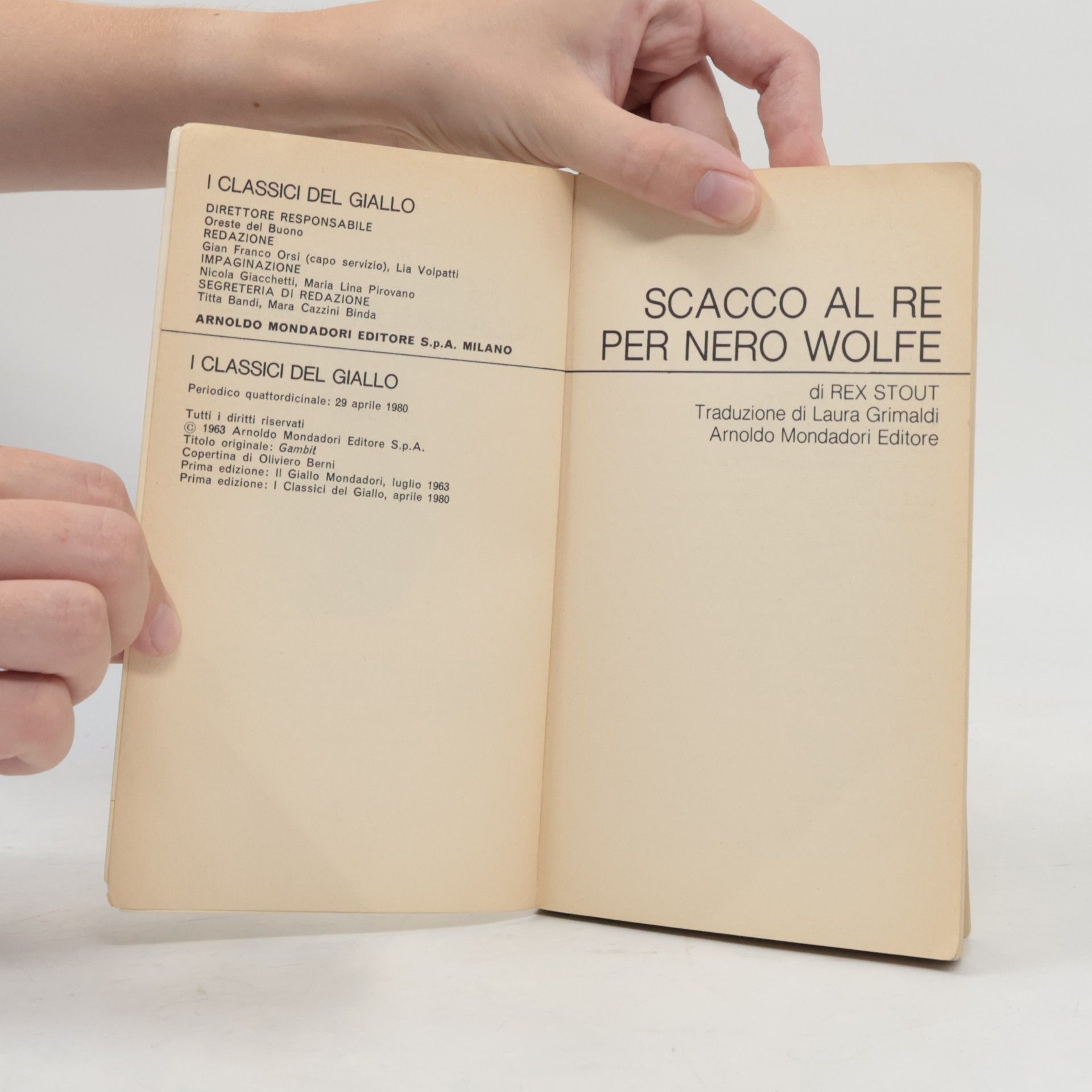 Rex Stout Scacco al re per Nero Wolfe