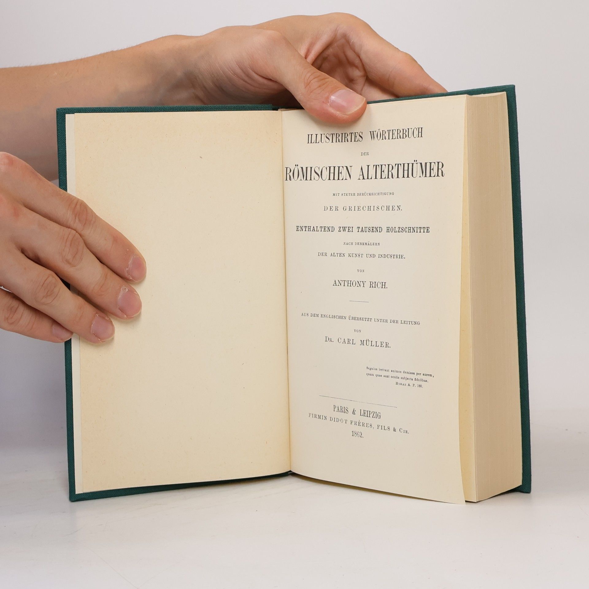 Anthony Rich Illustrirtes Wörterbuch der römischen Alterthümer