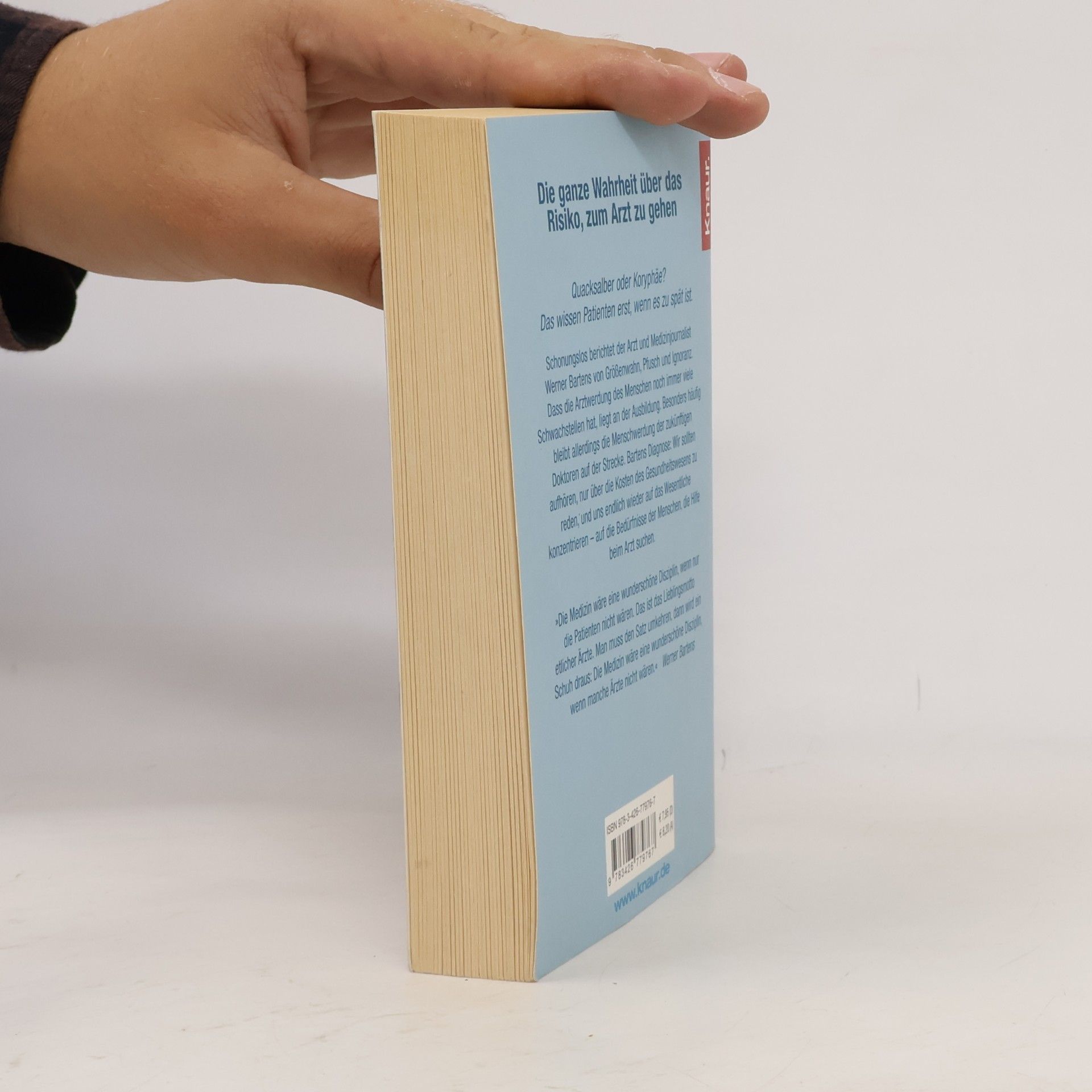 Werner Bartens Das Ärztehasserbuch