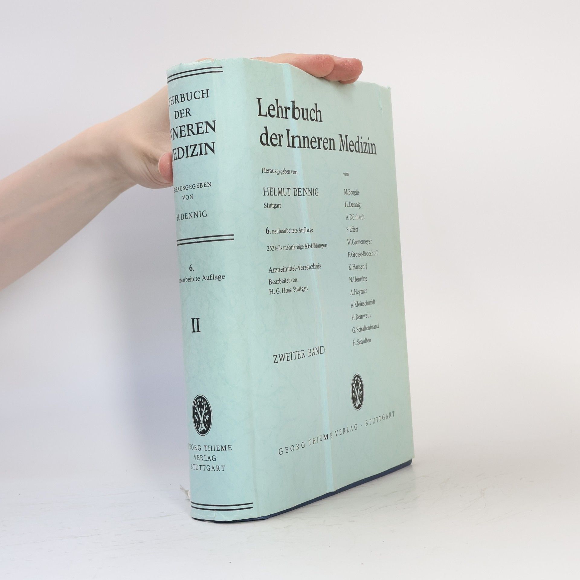 Helmut Dennig Lehrbuch der Inneren Medizin II.