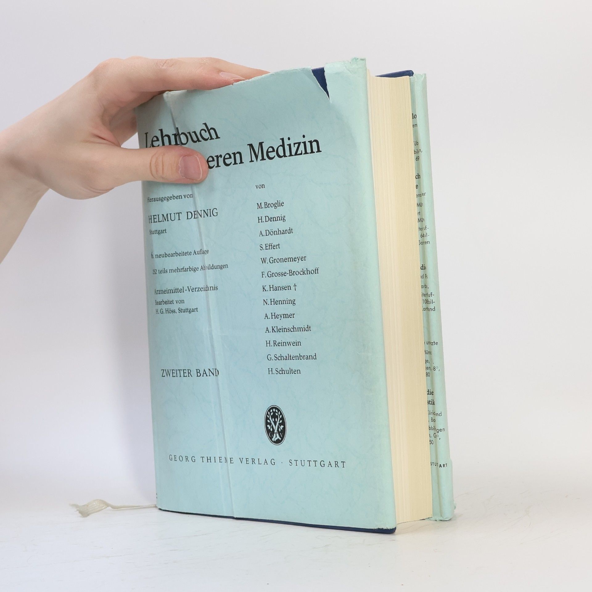Helmut Dennig Lehrbuch der Inneren Medizin II.