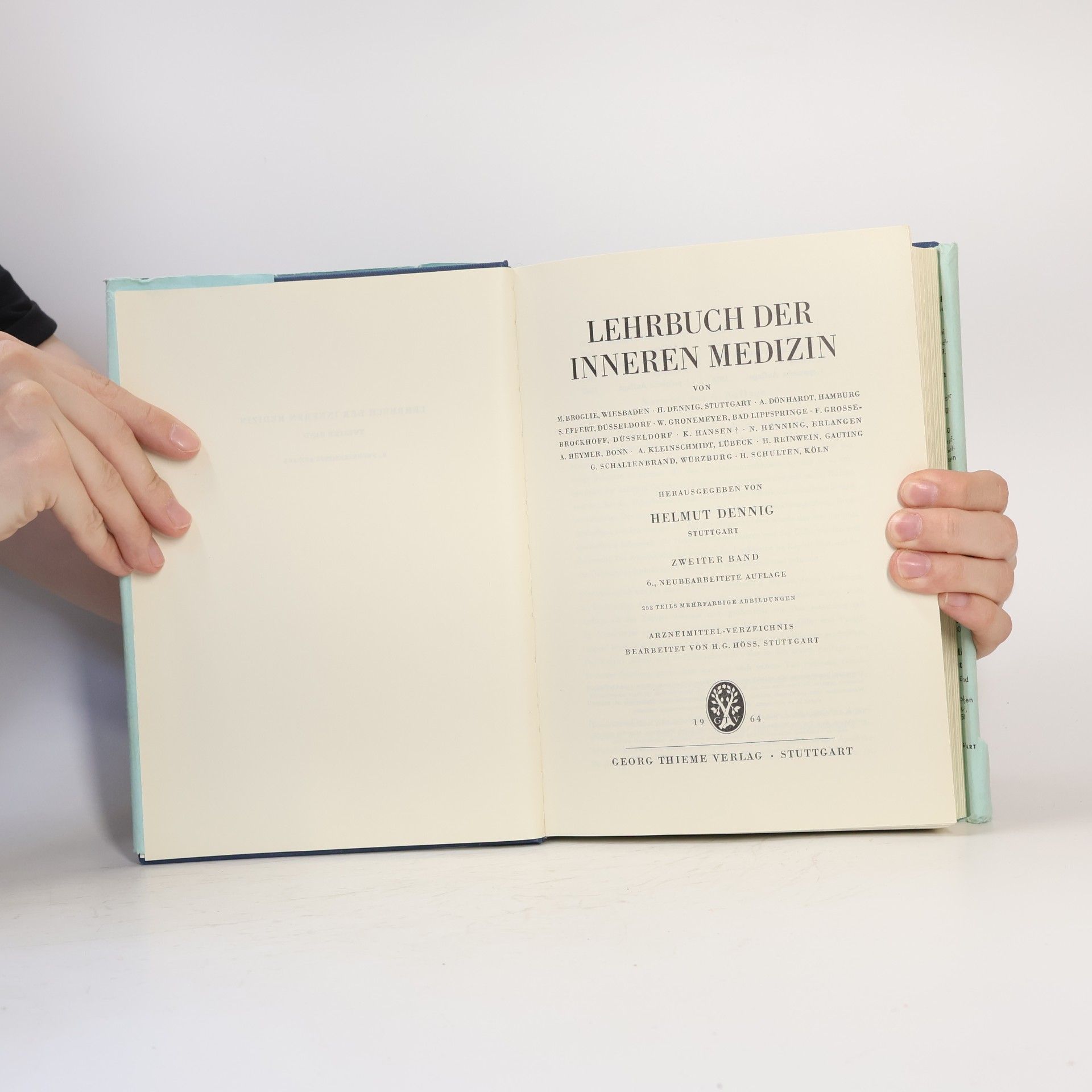Helmut Dennig Lehrbuch der Inneren Medizin II.