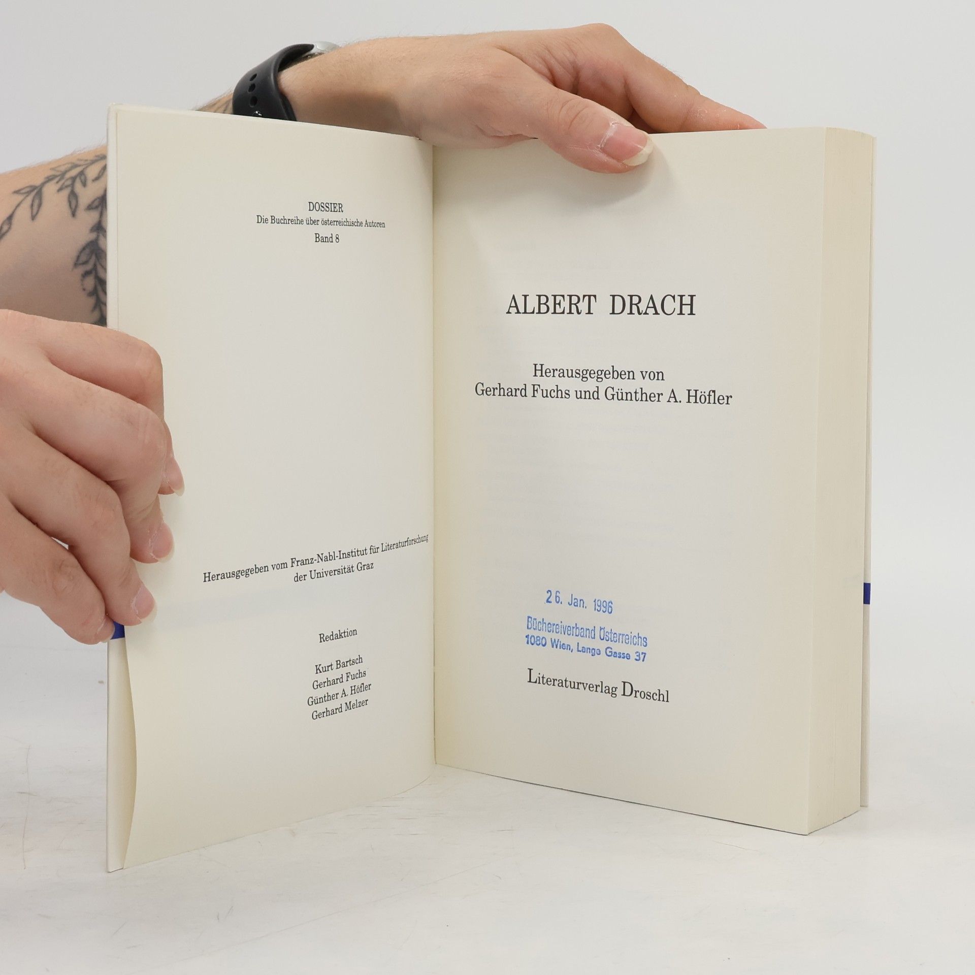 Gerhard Fuchs Dossier - 8: Albert Drach
