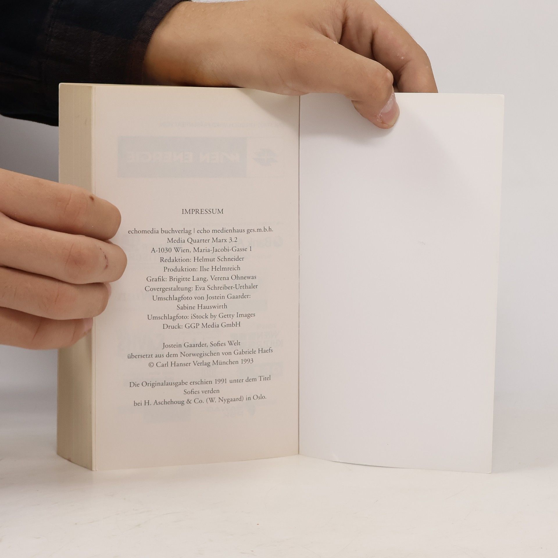 Jostein Gaarder Sofies Welt