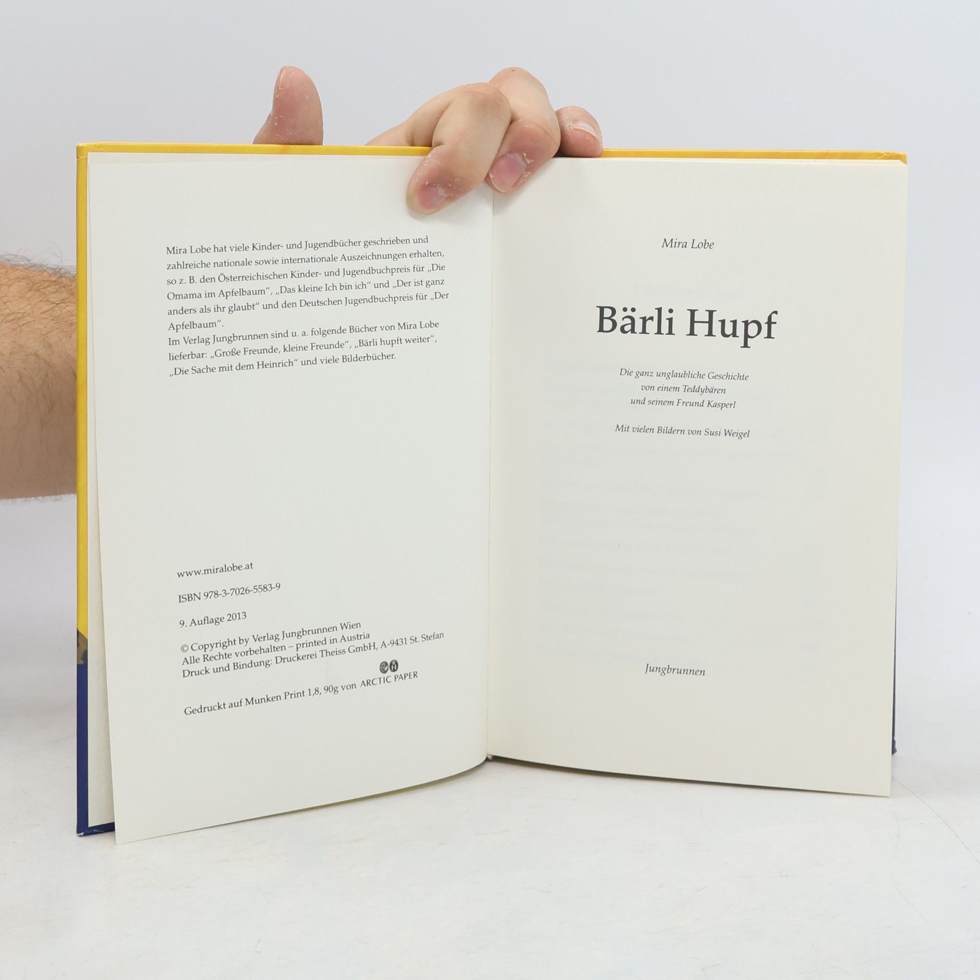 Mira Lobe Bärli Hupf
