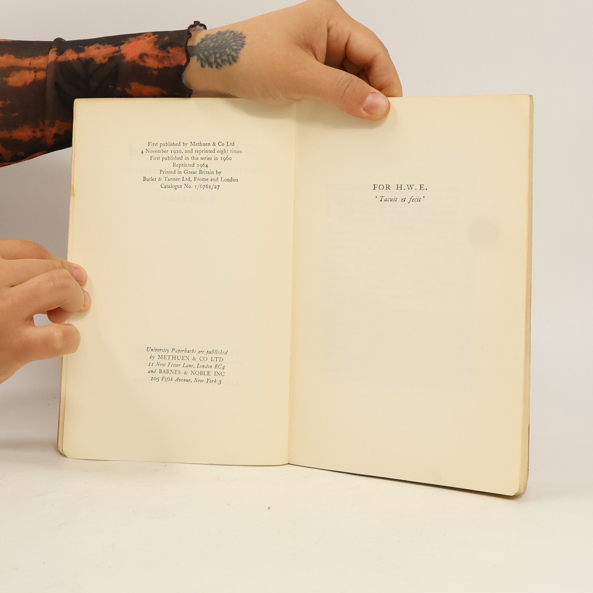 T. S. Eliot The Sacred Wood