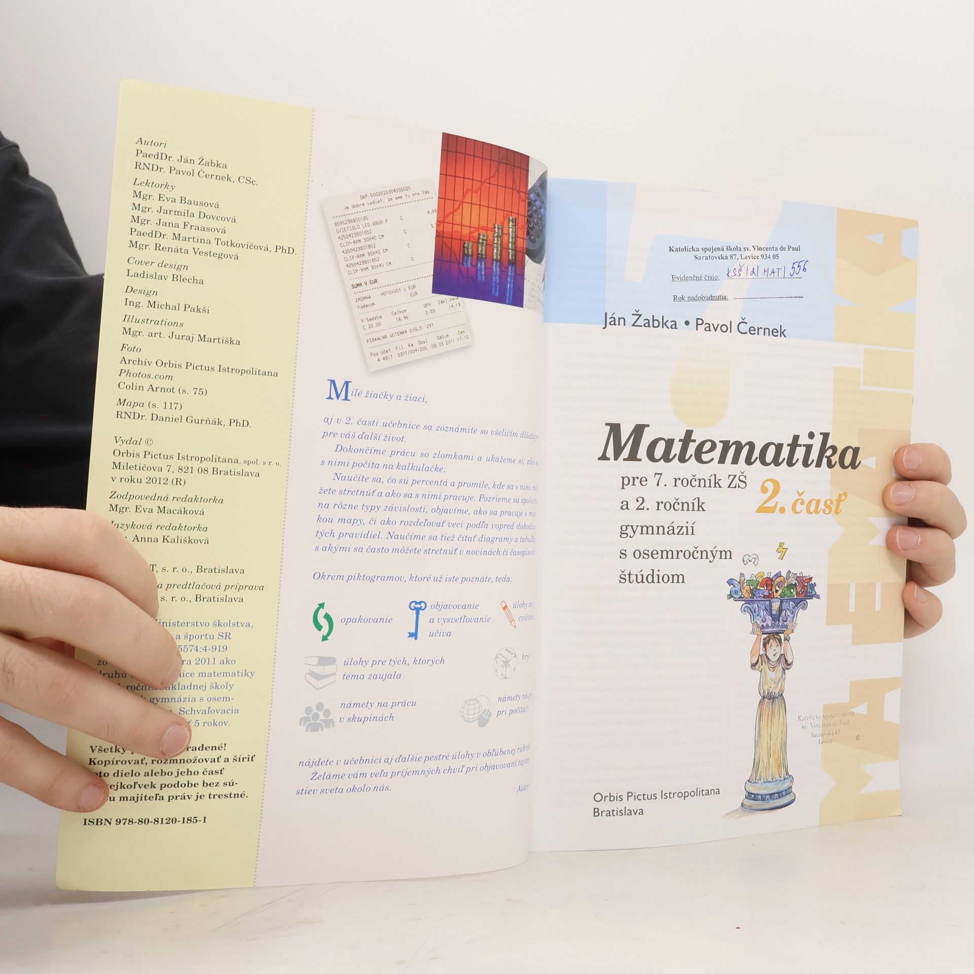 Ján Žabka Matematika 7 pre 7. ročník ZŠ - 2. časť učebnica