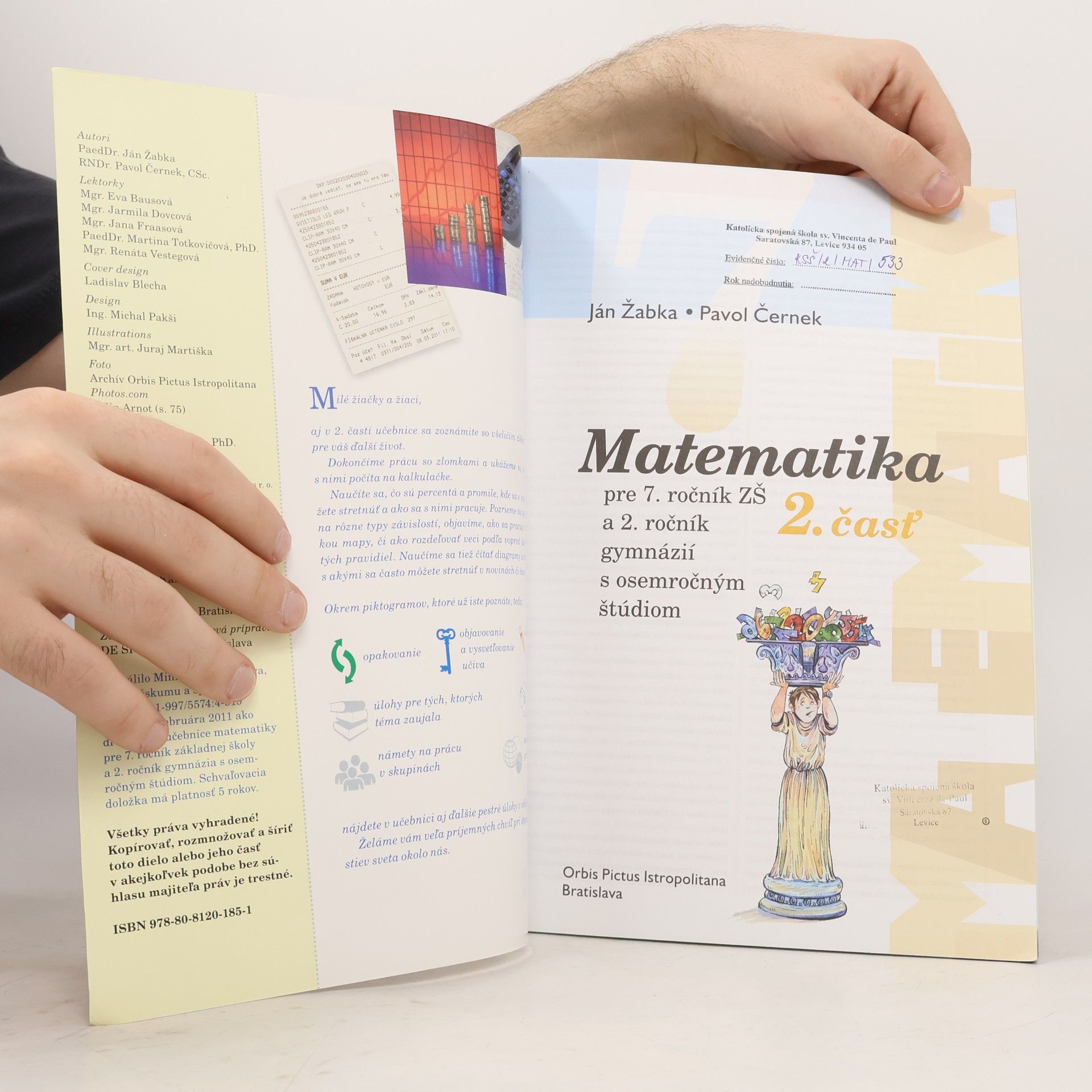Ján Žabka Matematika 7 pre 7. ročník ZŠ - 2. časť učebnica