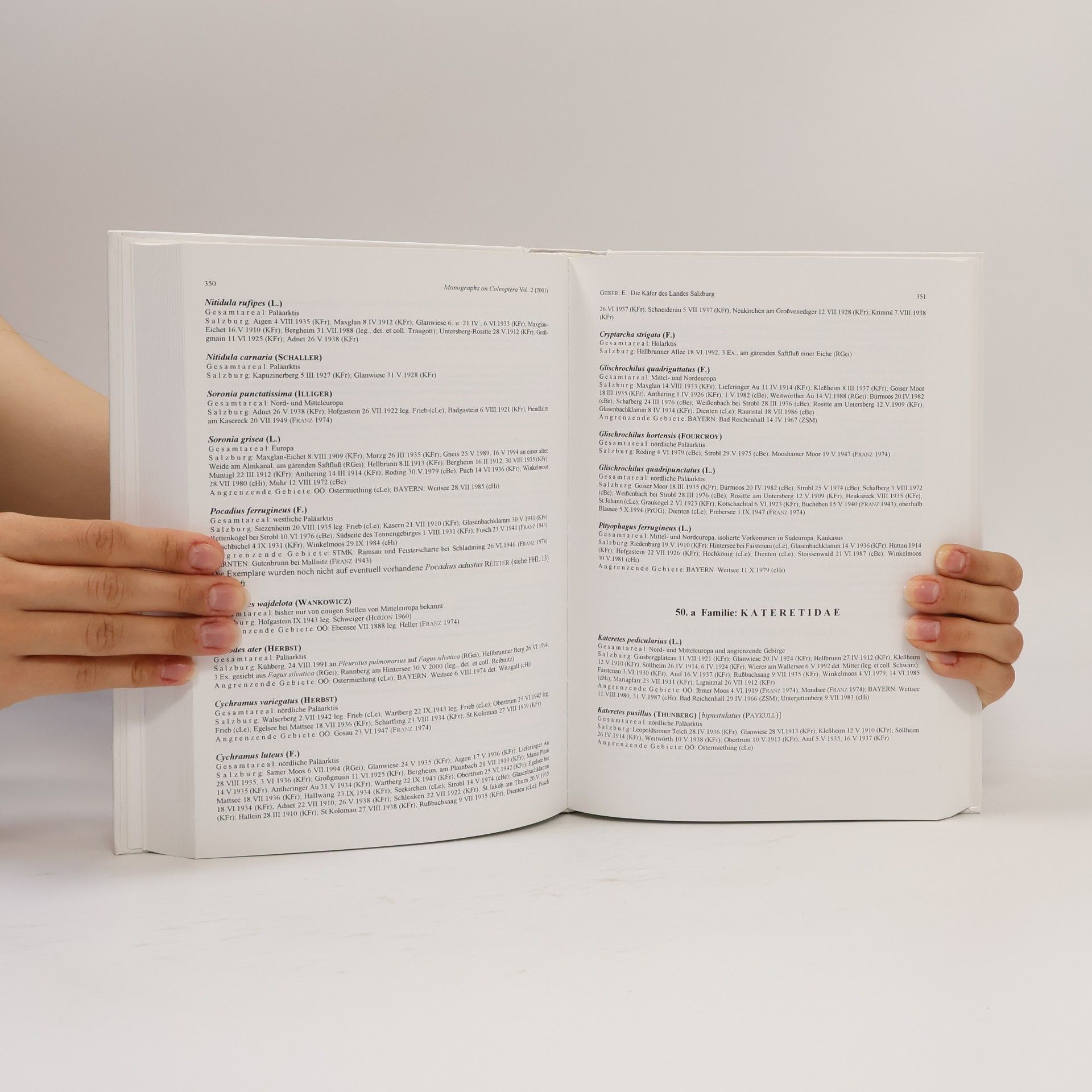 Elisabeth Geiser Monographs on Coleoptera Vol. 2