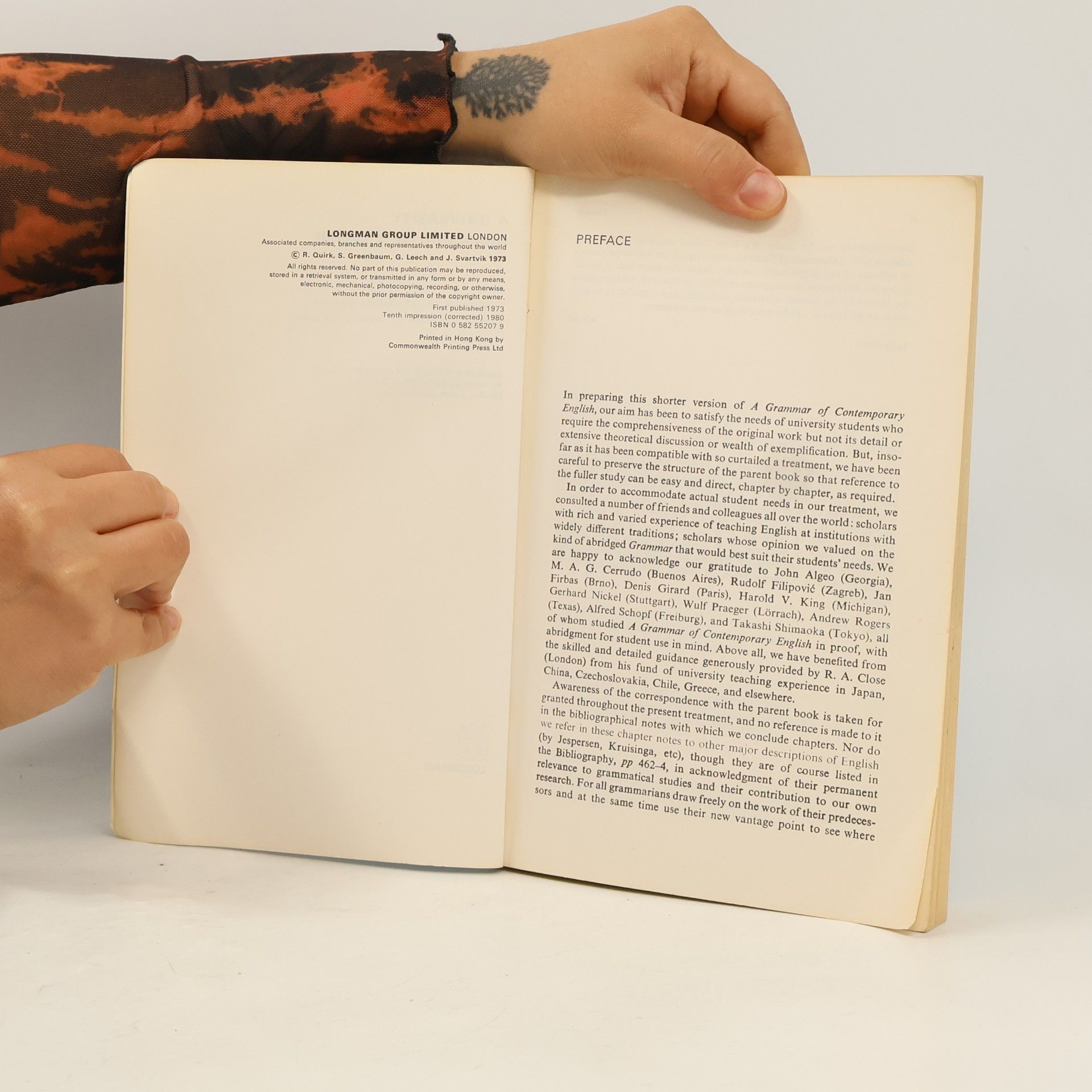 Randolph Quirk A University Grammar of English