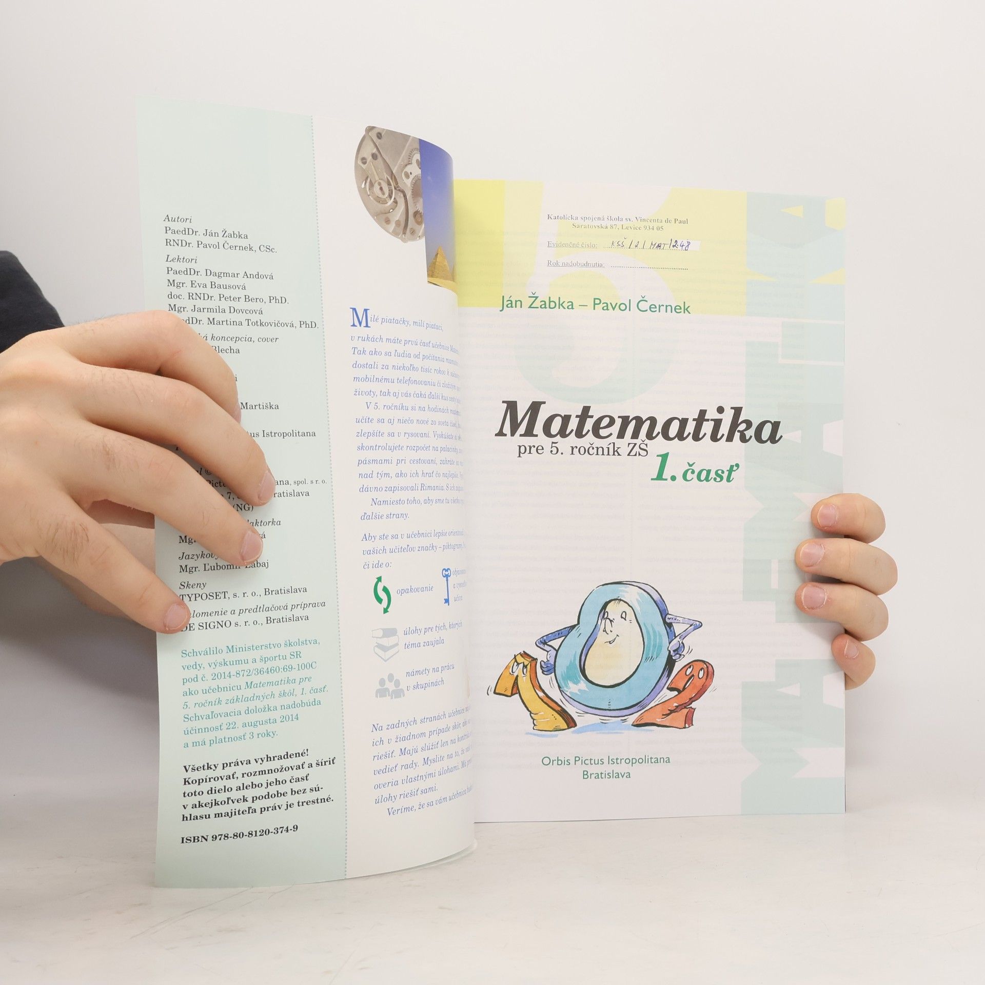 Autorenkollektiv Matematika pre 5. ročník ZŠ. 1. časť