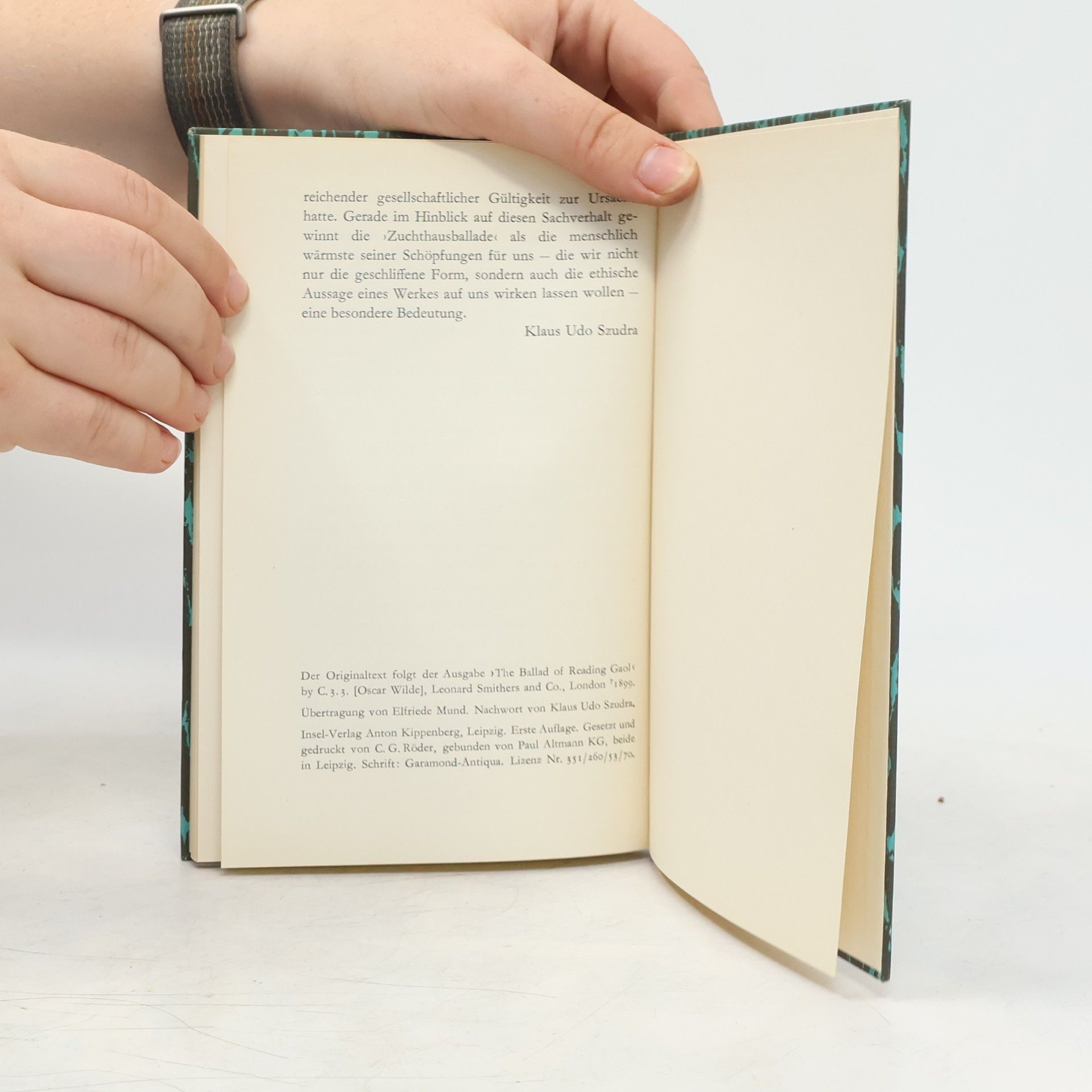Oscar Wilde Die Ballade von Reading Gaol