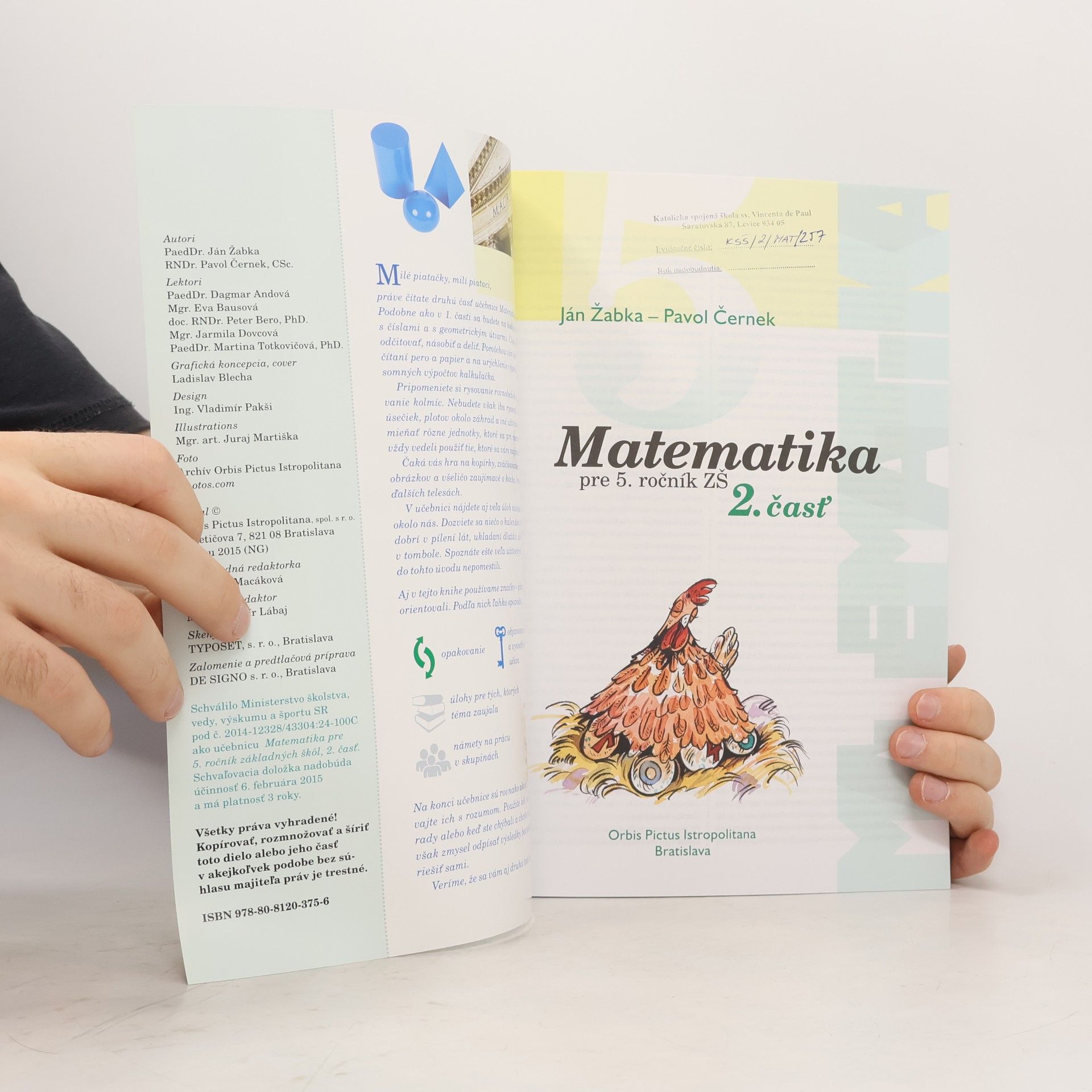 Pavol Černek Matematika pre 5. ročník ZŠ - 2. časť
