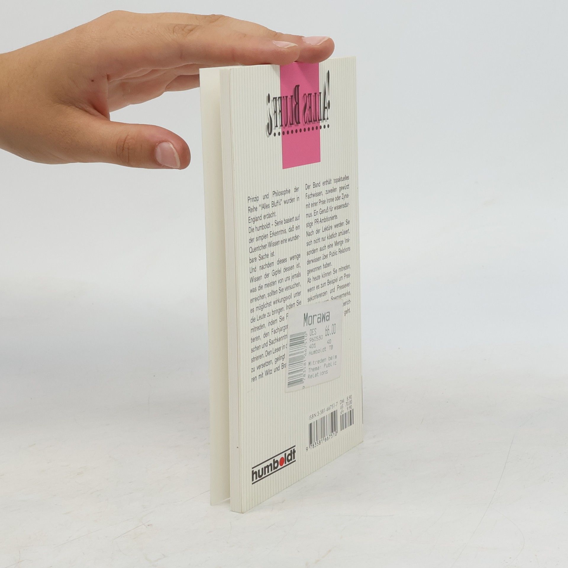 Basil Saunders Alles Bluff? Mitreden beim Thema: Public Relations