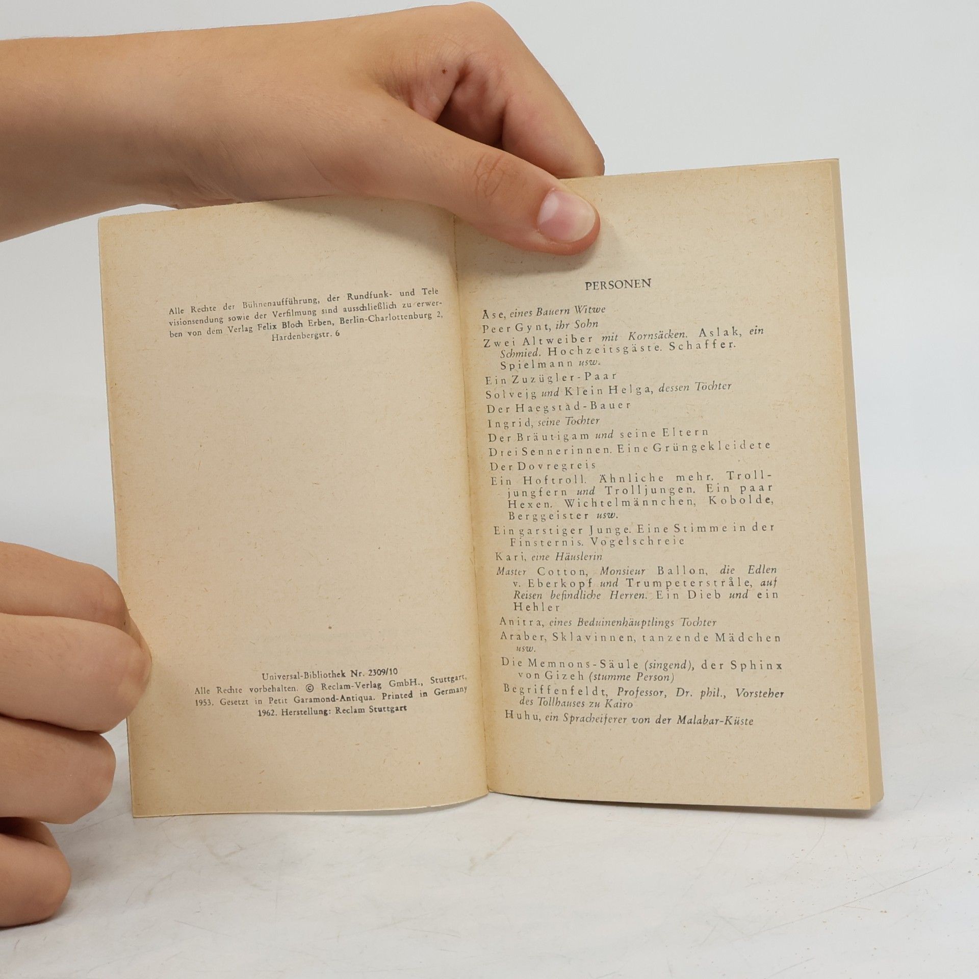 Henrik Ibsen Peer Gynt. Ein dramatisches Gedicht