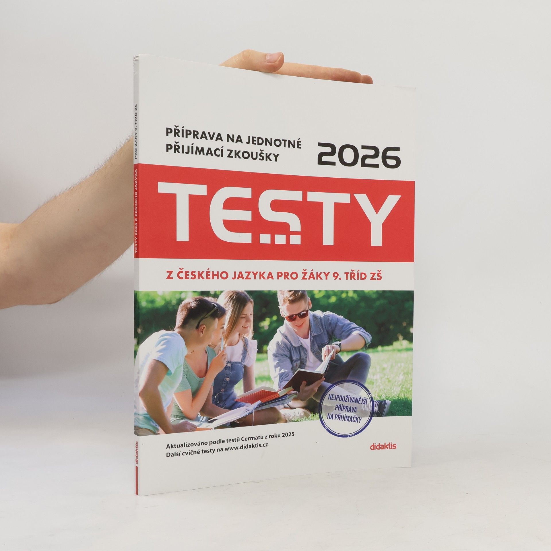 Collectif d'auteurs Testy 2026 z českého jazyka pro žáky 9. tříd ZŠ