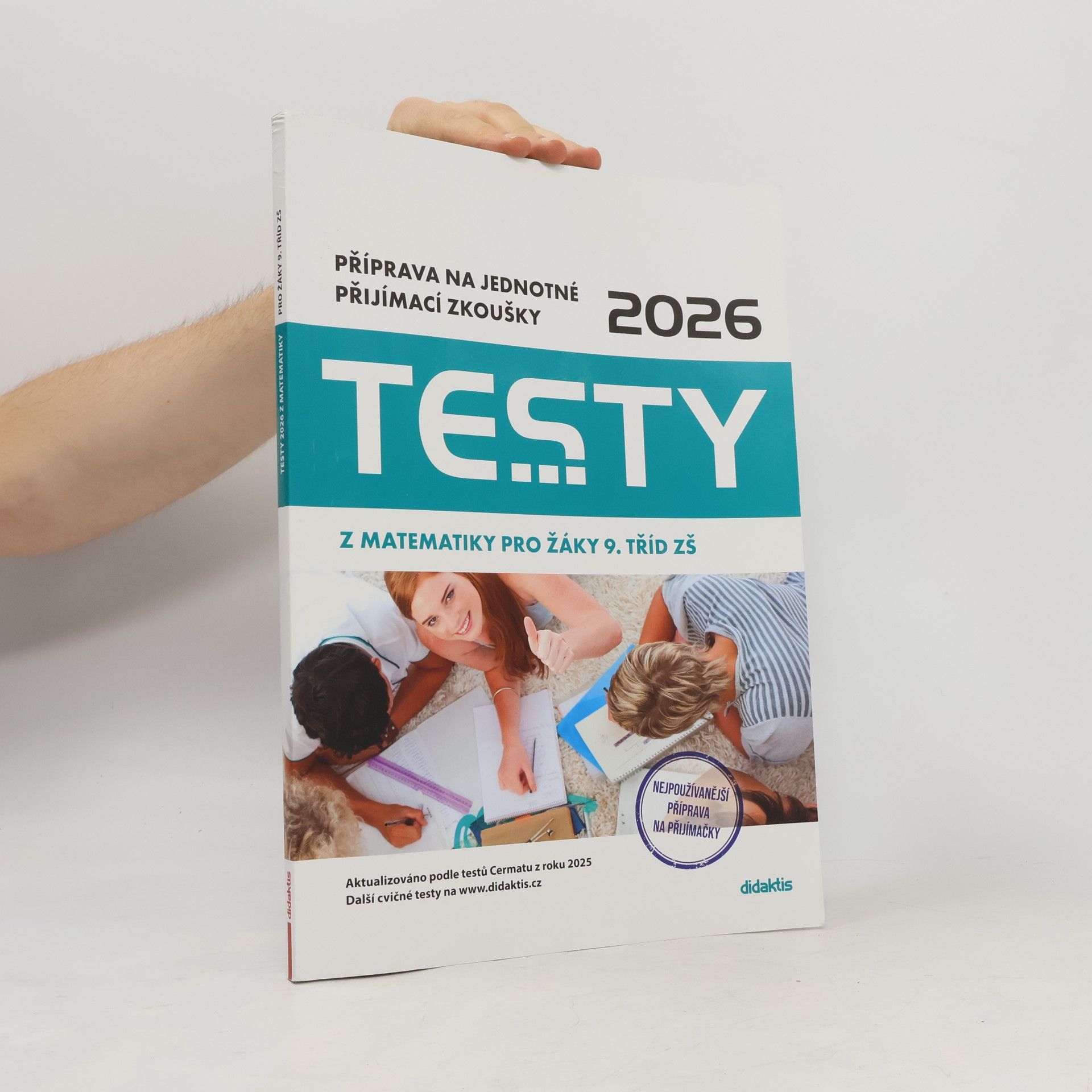 Kolektiv autorů Testy 2026 z matematiky pro žáky 9. tříd ZŠ : příprava na jednotné přijímací zkoušky