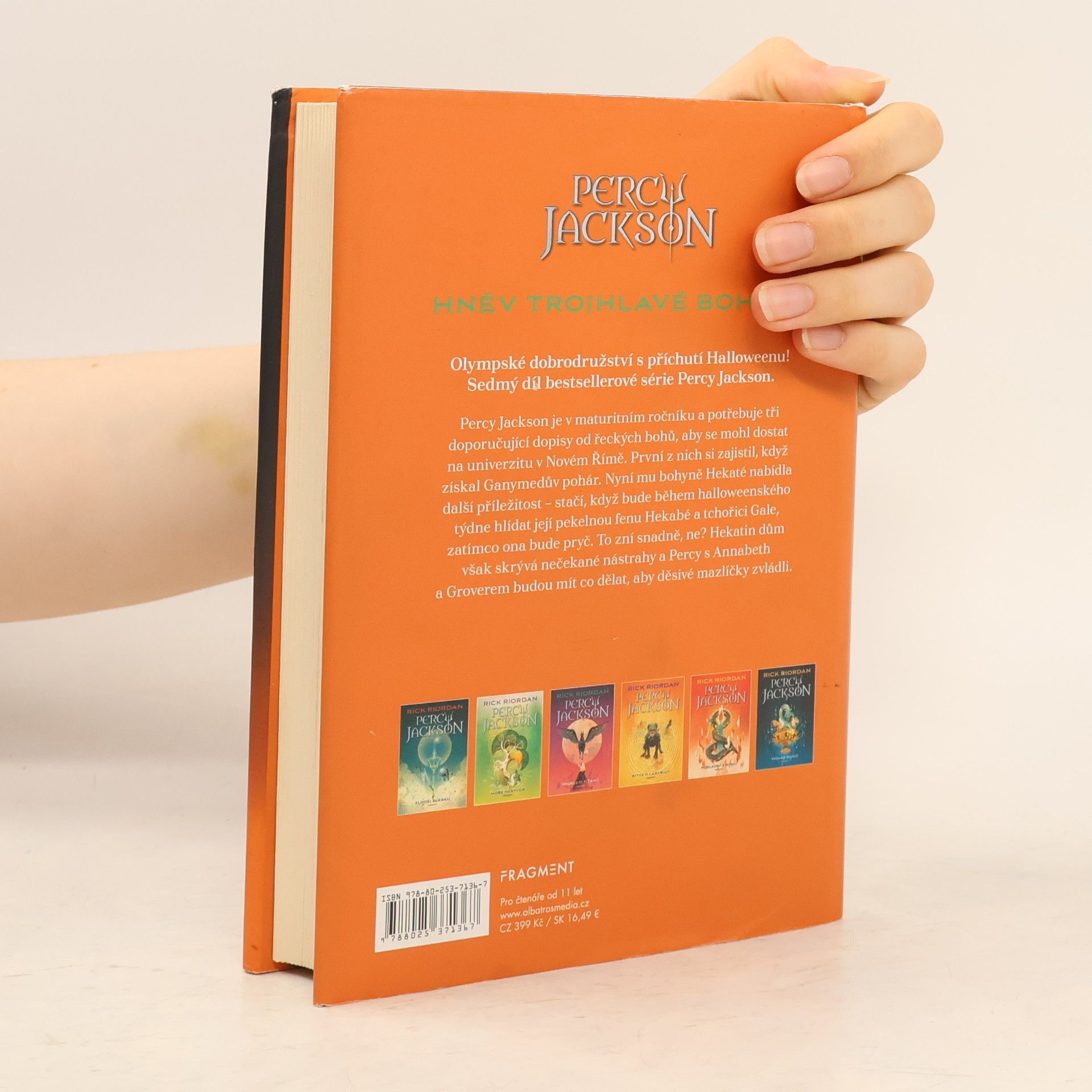 Rick Riordan Percy Jackson. Hněv trojhlavé bohyně