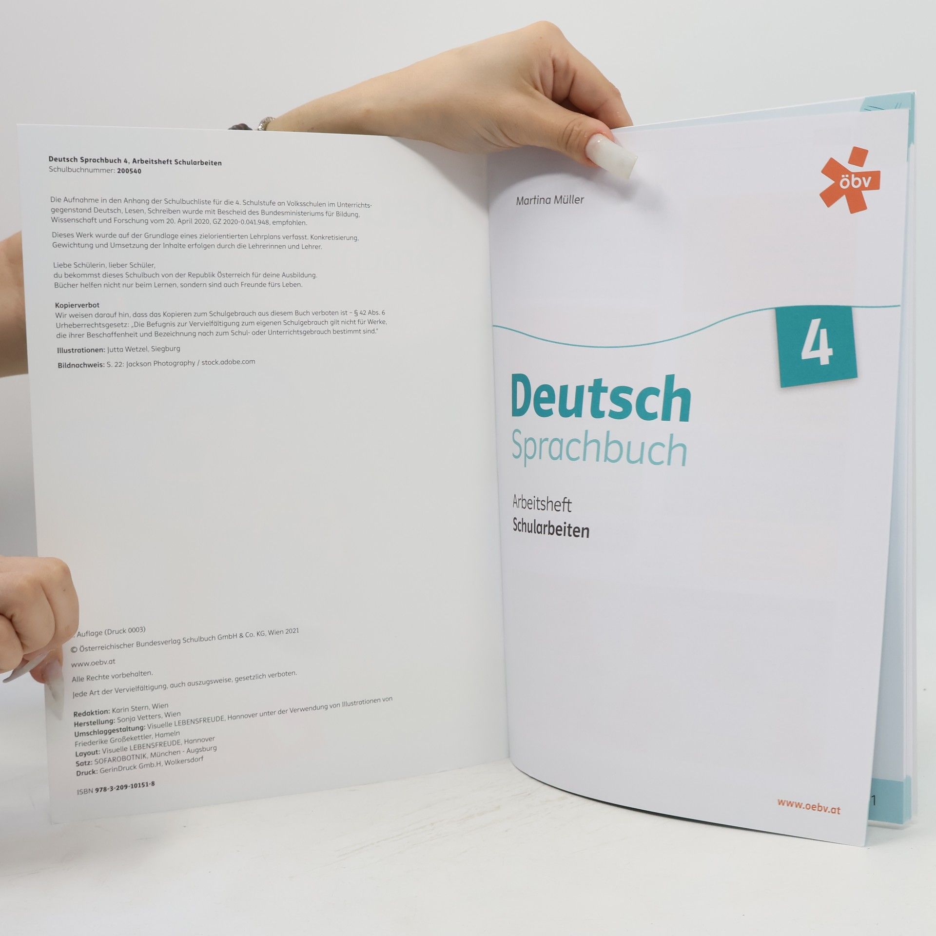 Martina Müller Deutsch Sprachbuch 4, Arbeitsheft Schularbeiten