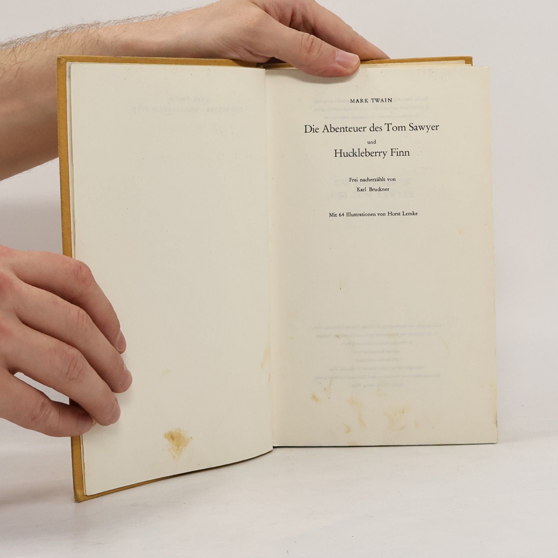 Mark Twain Die Abenteuer des Tom Sawyer und Huckleberry Finn