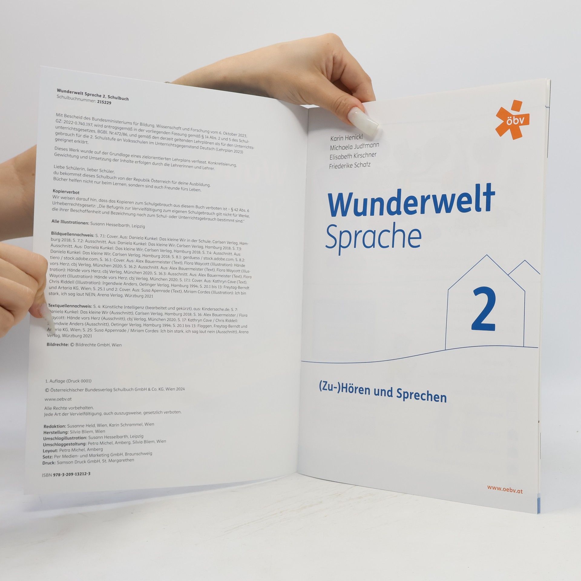 Karin Henickl Wunderwelt Sprache 2, Schulbuch in vier Teilen