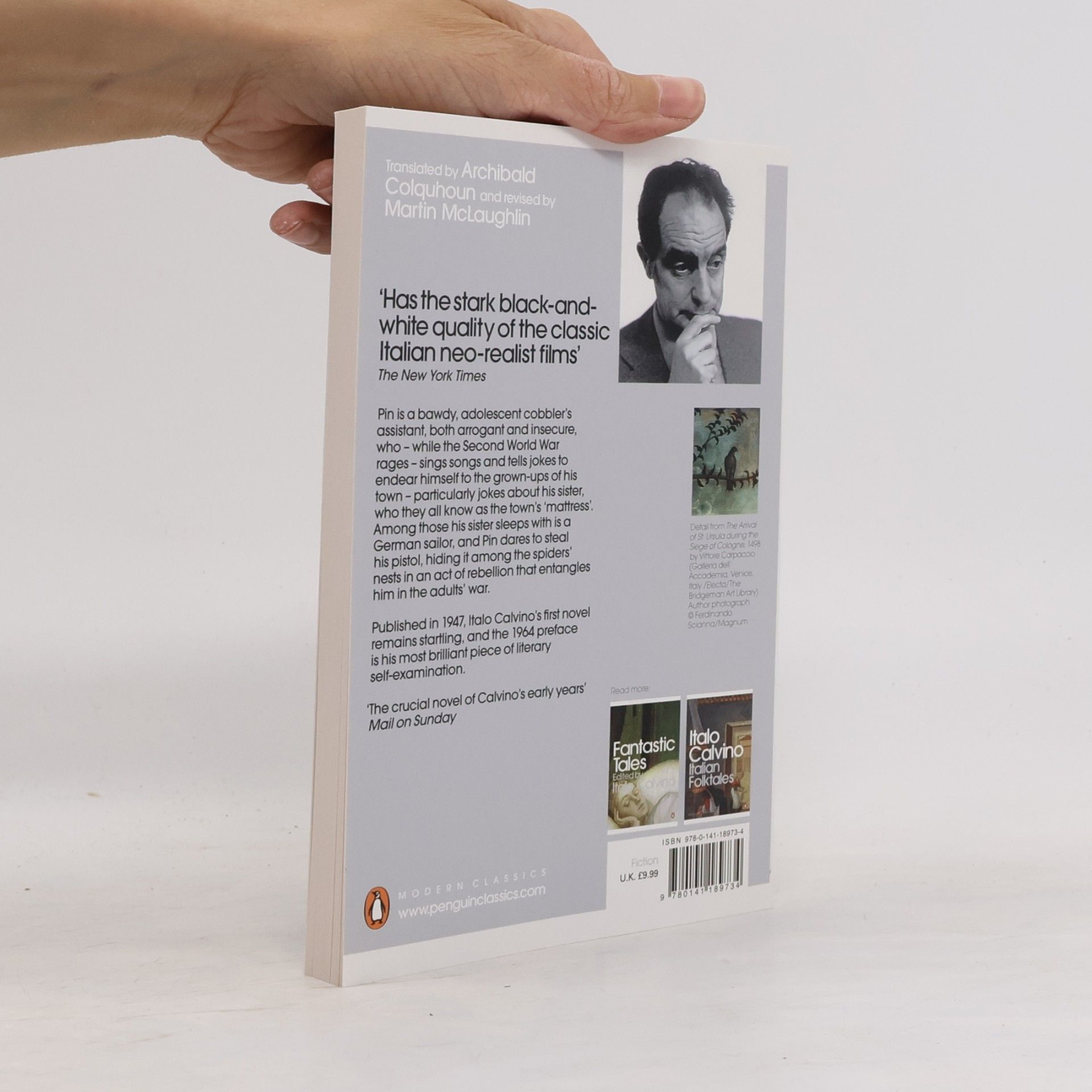 Italo Calvino Path to the Spiders' Nests. Wo Spinnen ihre Nester bauen, engl. Ausg.