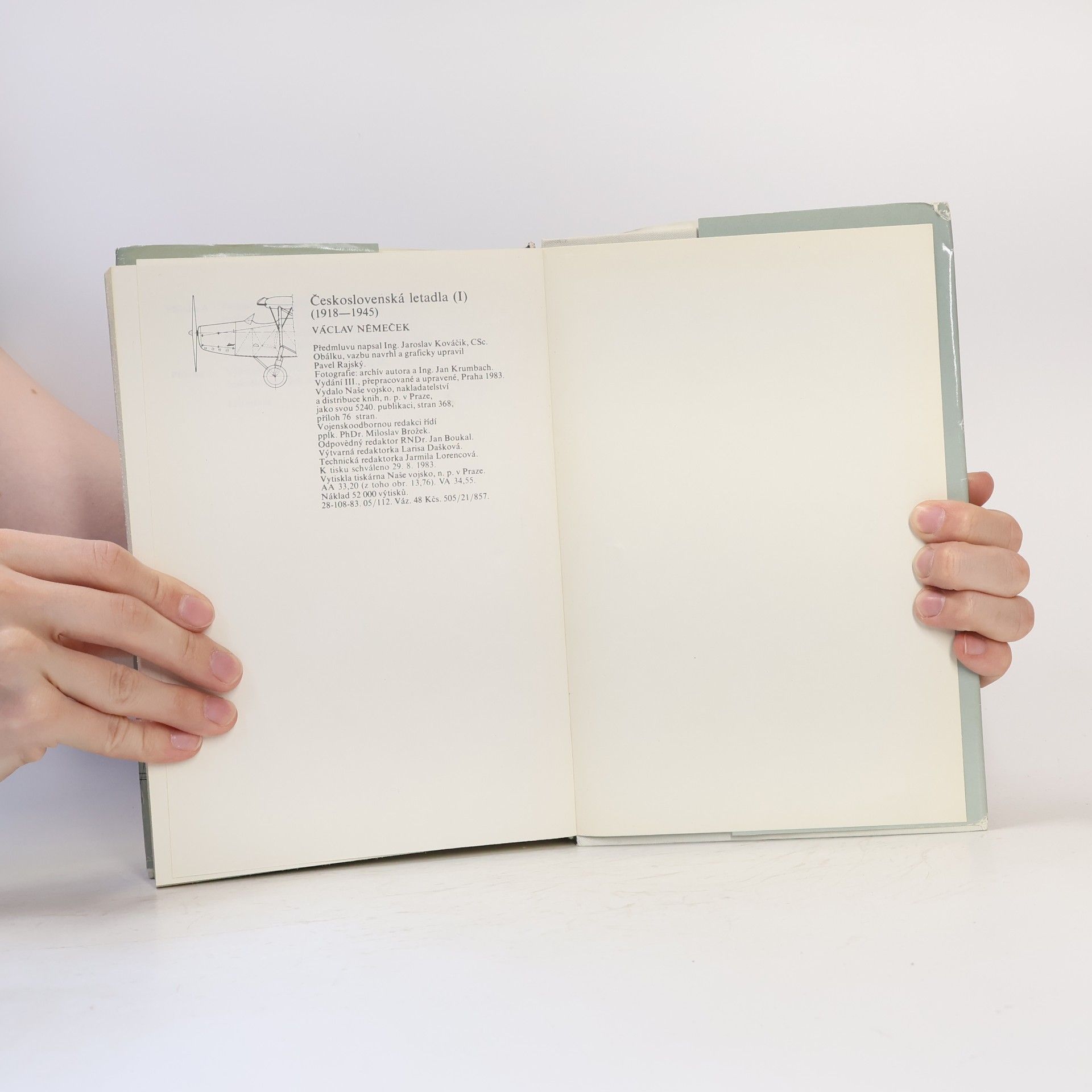 Václav Němeček Československá letadla 1 (1918-1945)