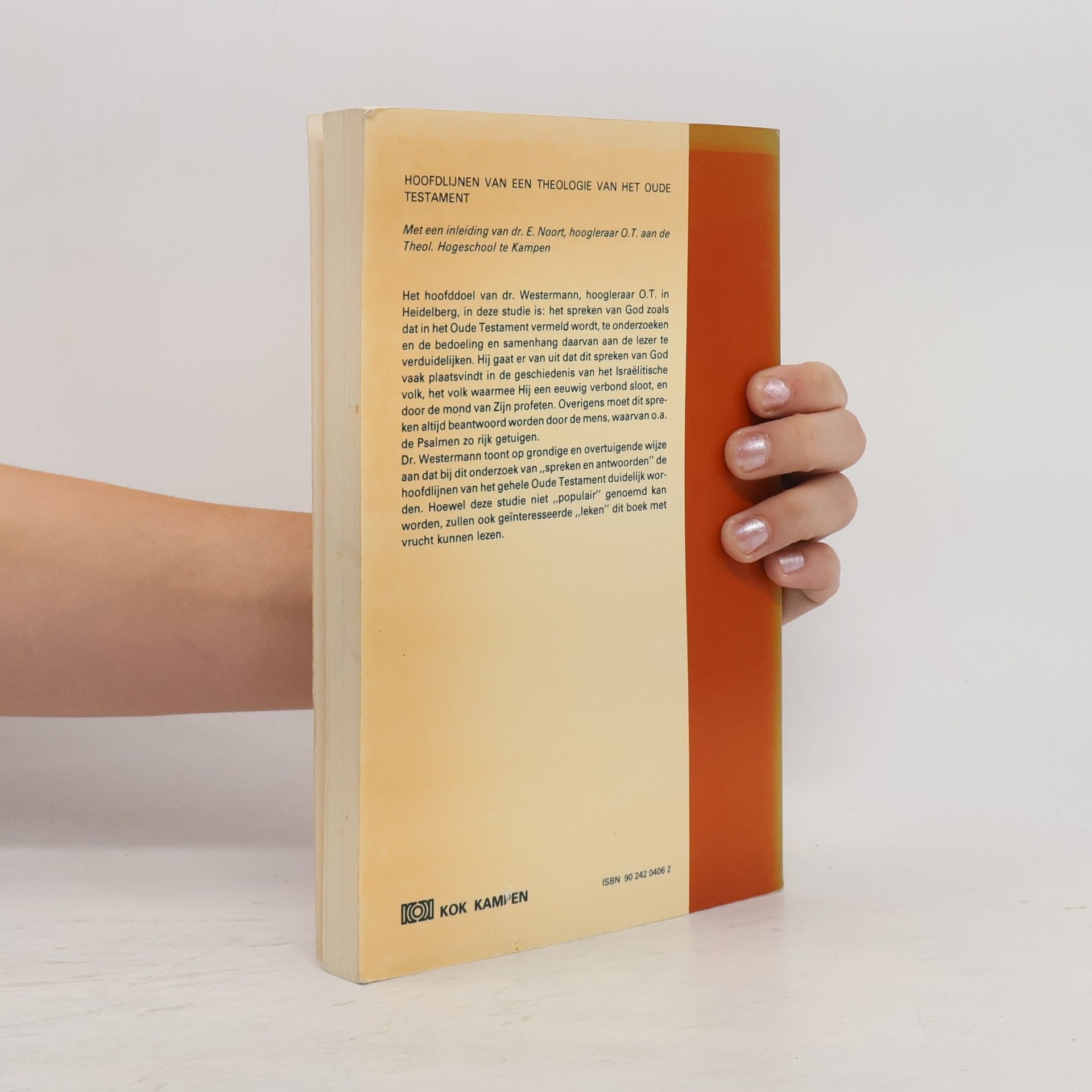 Claus Westermann Hoofdlijnen van een theologie van het Oude Testament