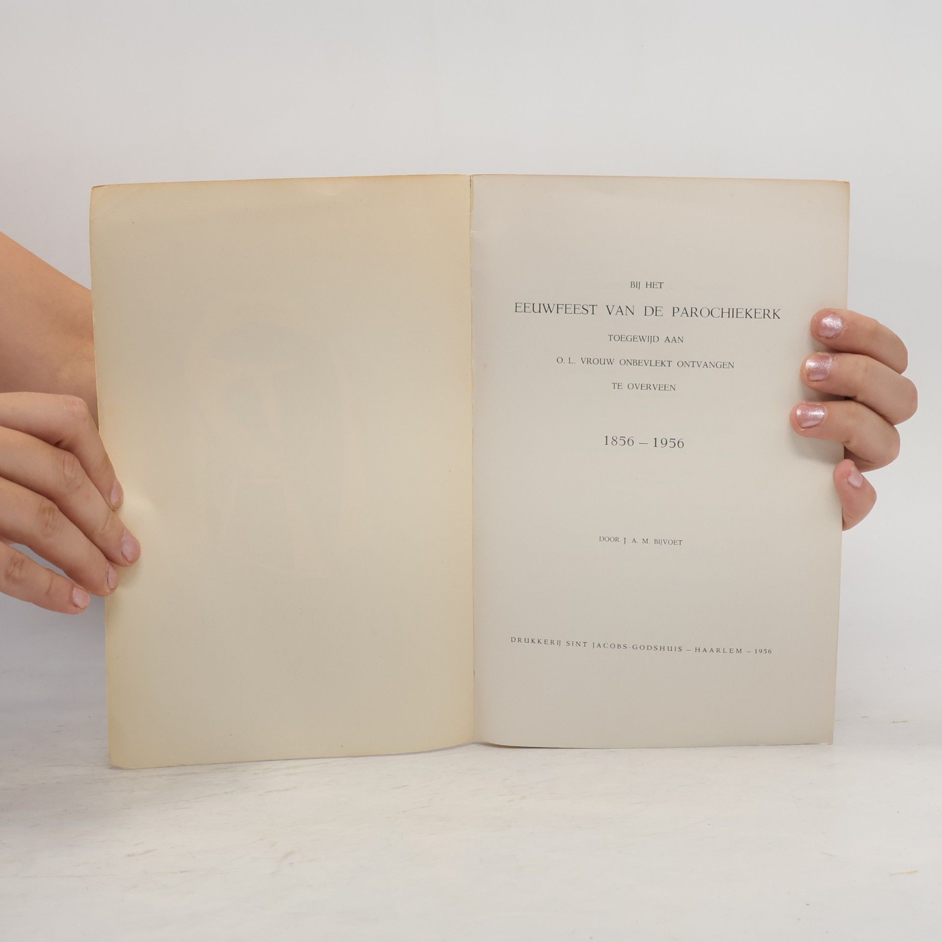 J. A. M. Bijvoet Historia 1697 - 1956