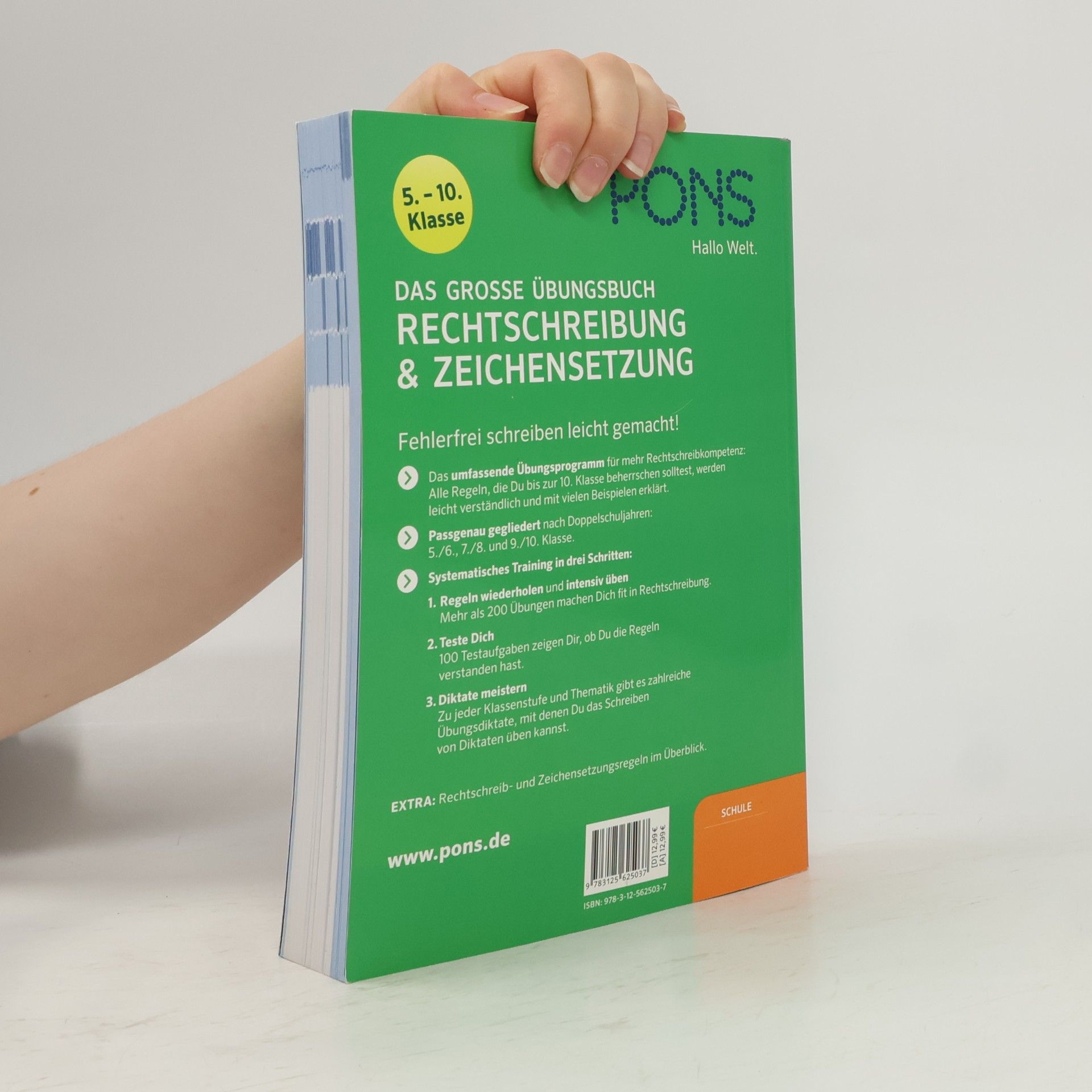Tanja Benissan-Messan PONS das große Übungsbuch Rechtschreibung & Zeichensetzung