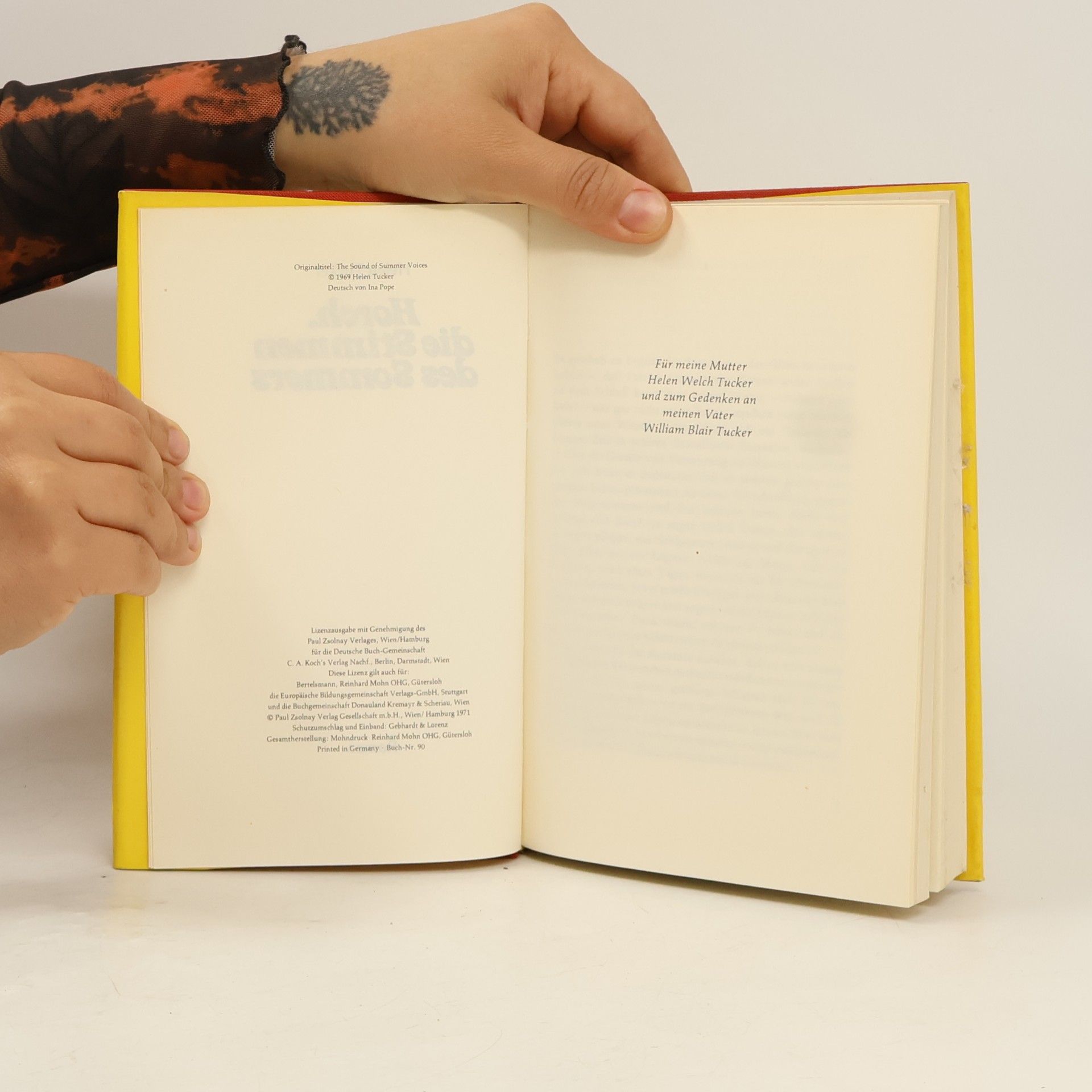 Helen Tucker Horch, die Stimmen des Sommers
