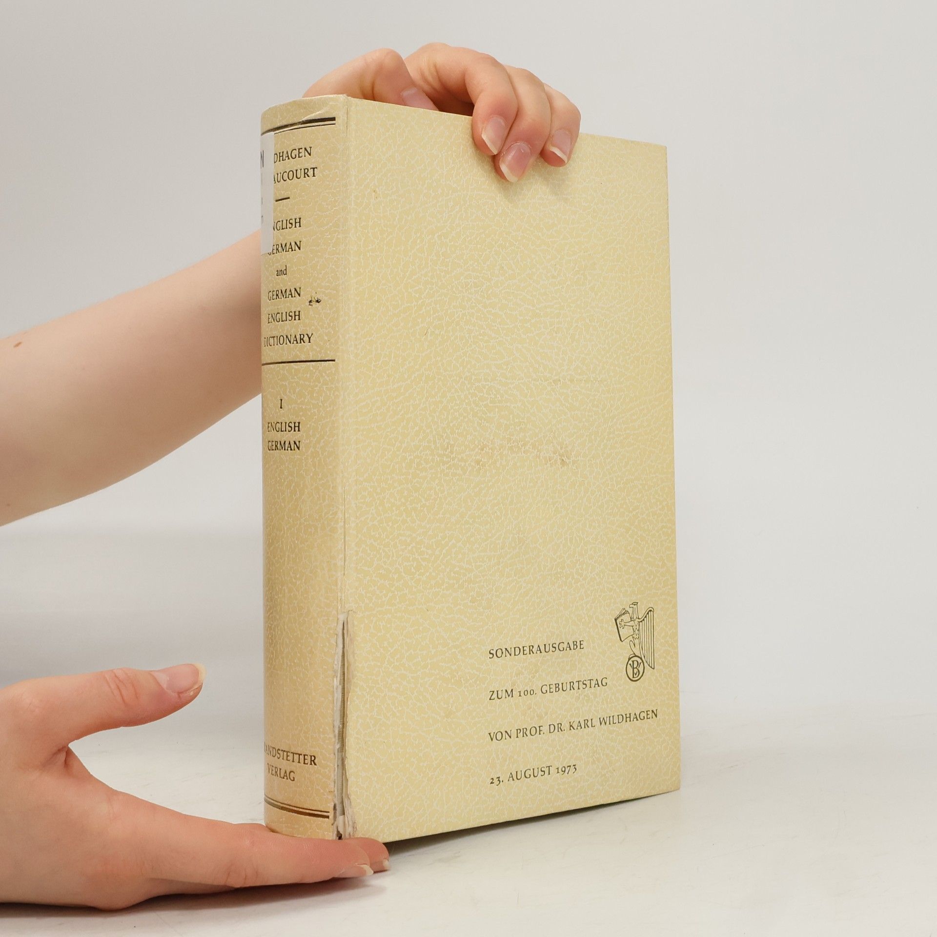 Karl Wildhagen Englisch-Deutsches. Deutsch-Englisches Wörterbuch II