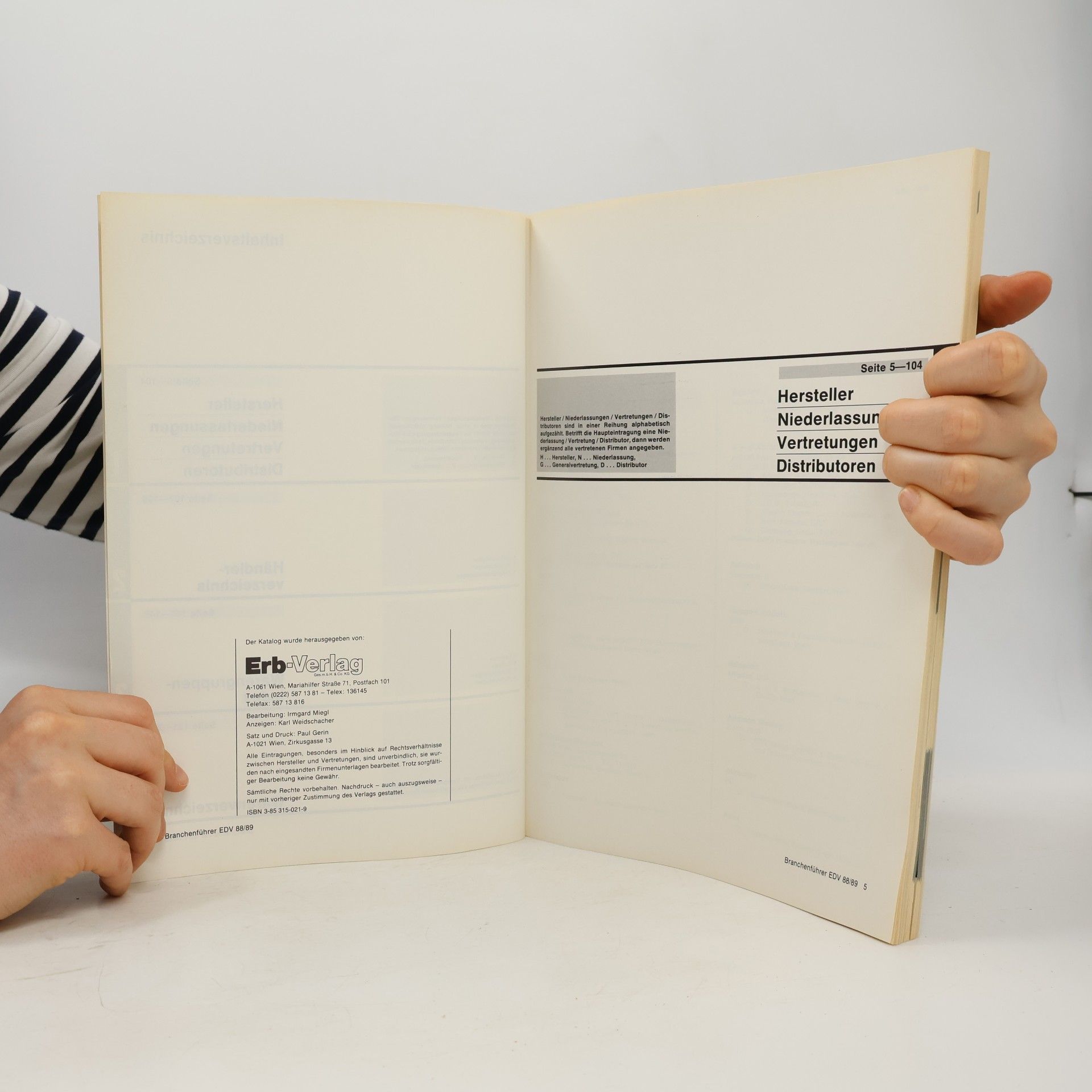 Autorenkollektiv Branchenführer EDV 1988/89