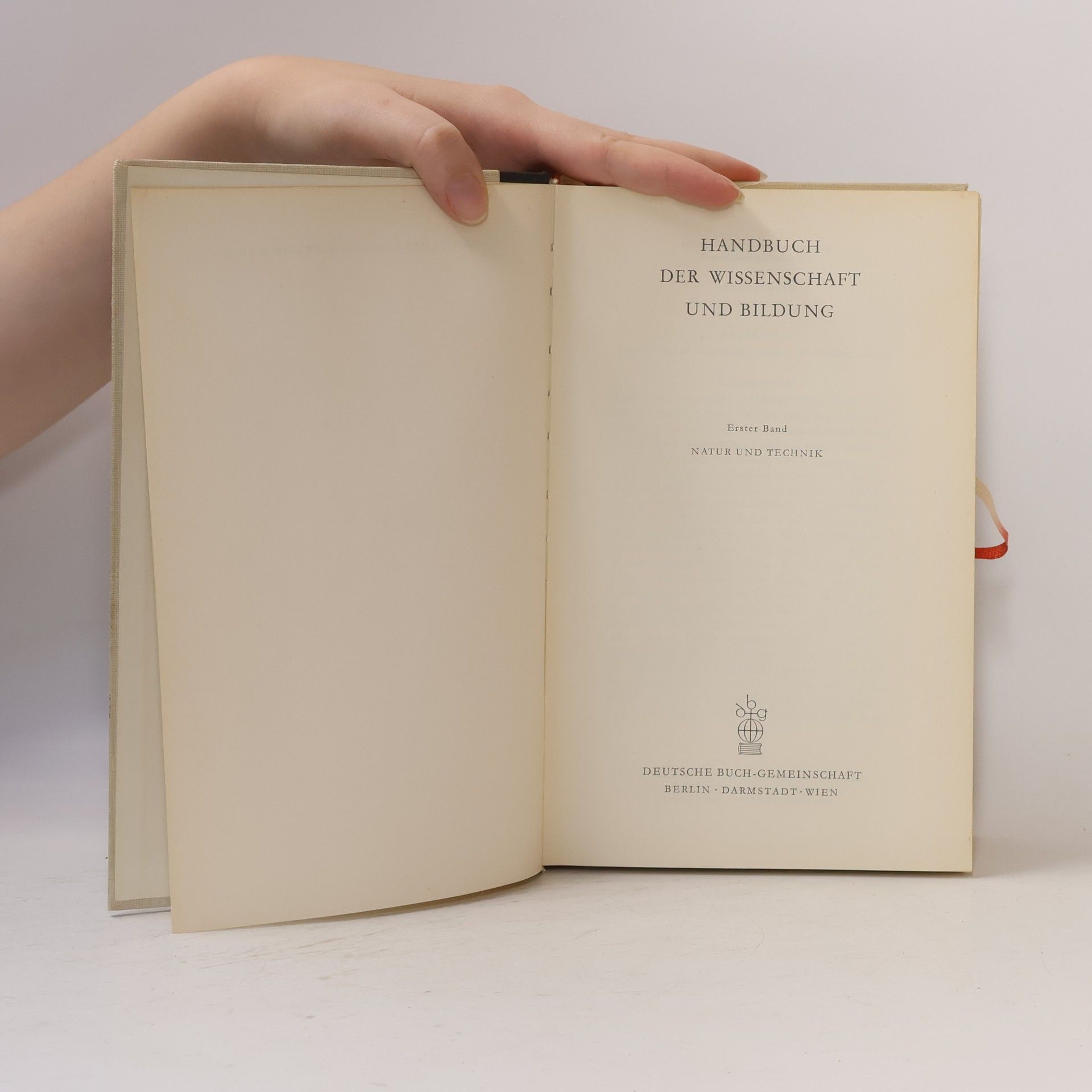 Various authors Handbuch der Wissenschaft und Bildung I