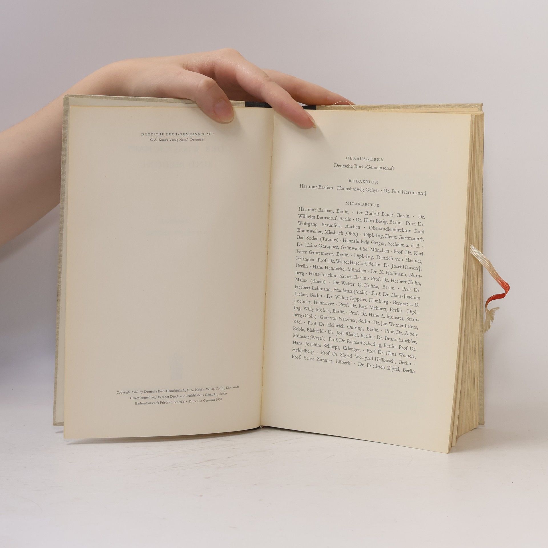 Various authors Handbuch der Wissenschaft und Bildung I