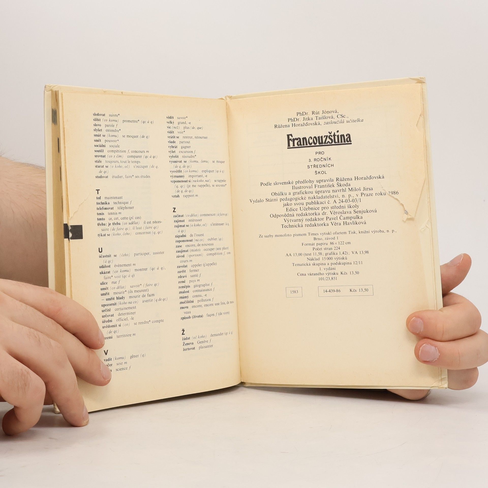 Autores varios Francouzština pro 3. ročník středních škol