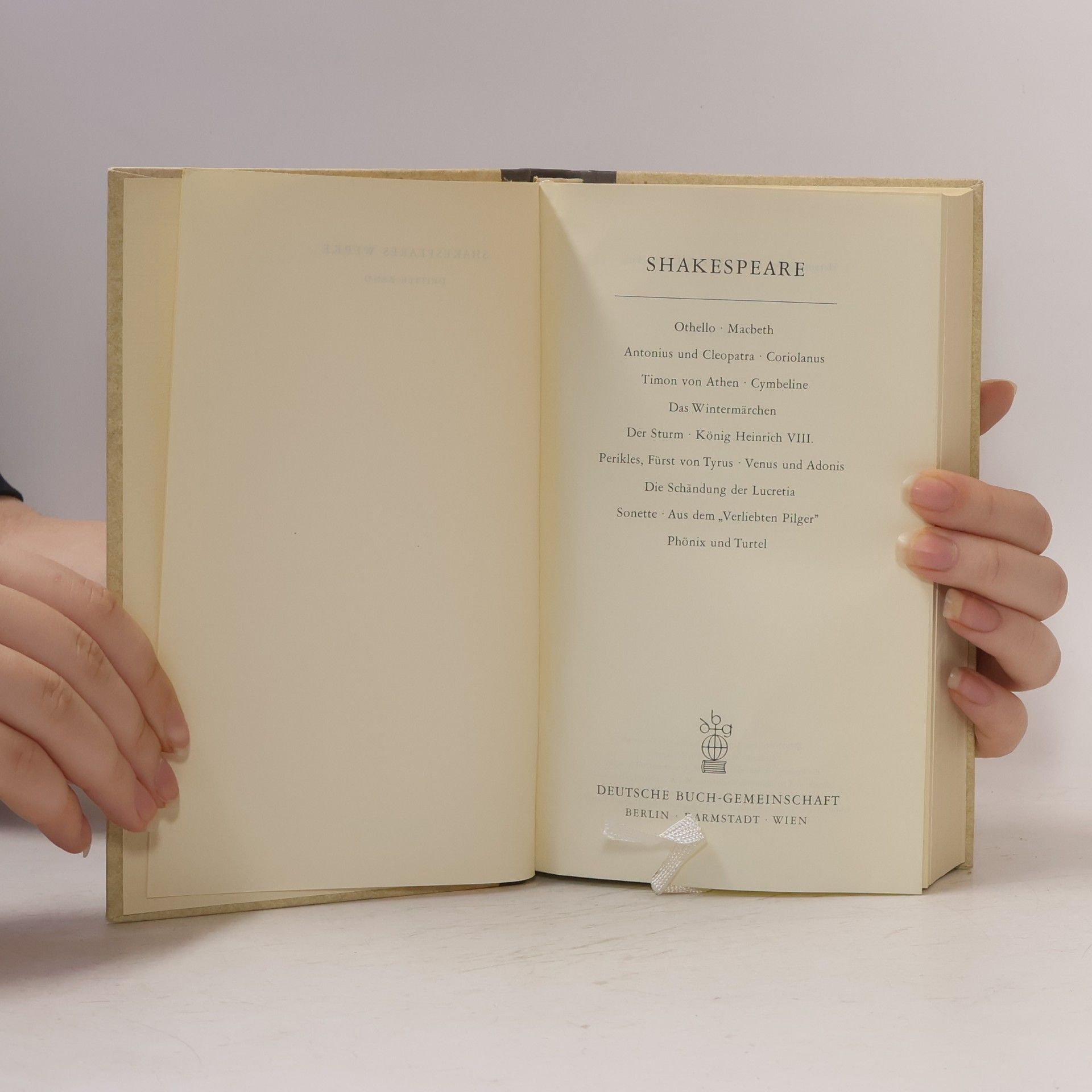 William Shakespeare Sämtliche Werke III.