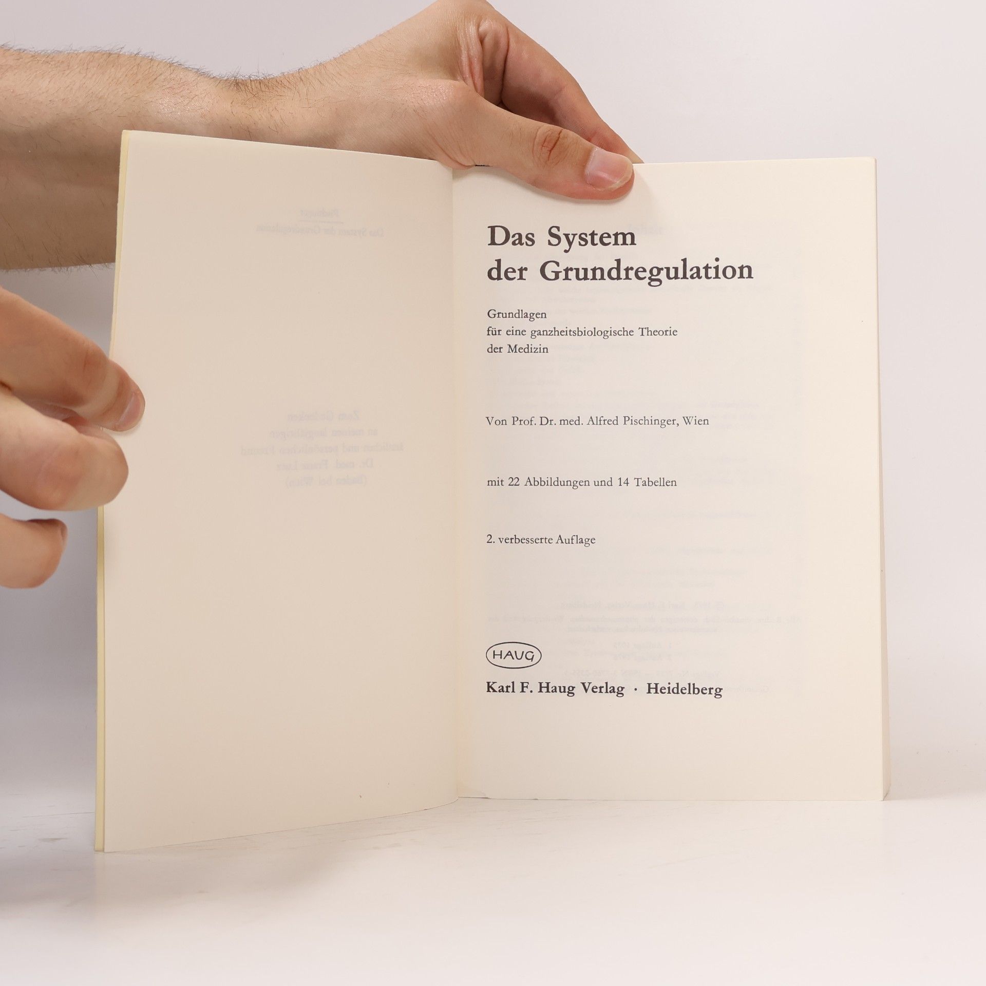 Alfred Pischinger Das System der Grundregulation