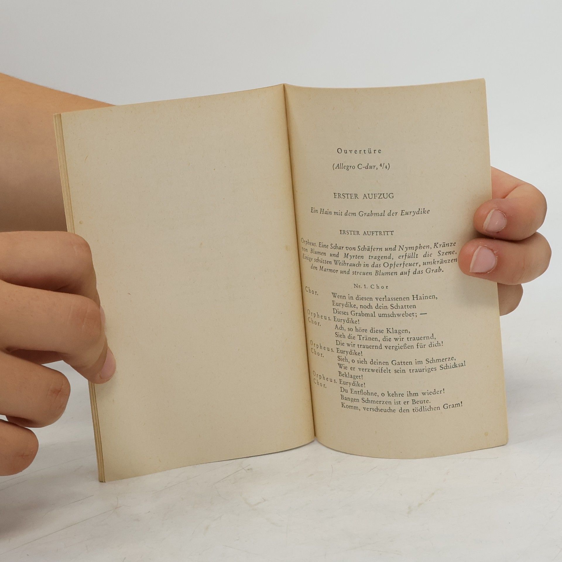 Ch. W. Gluck Orpheus und Eurydike